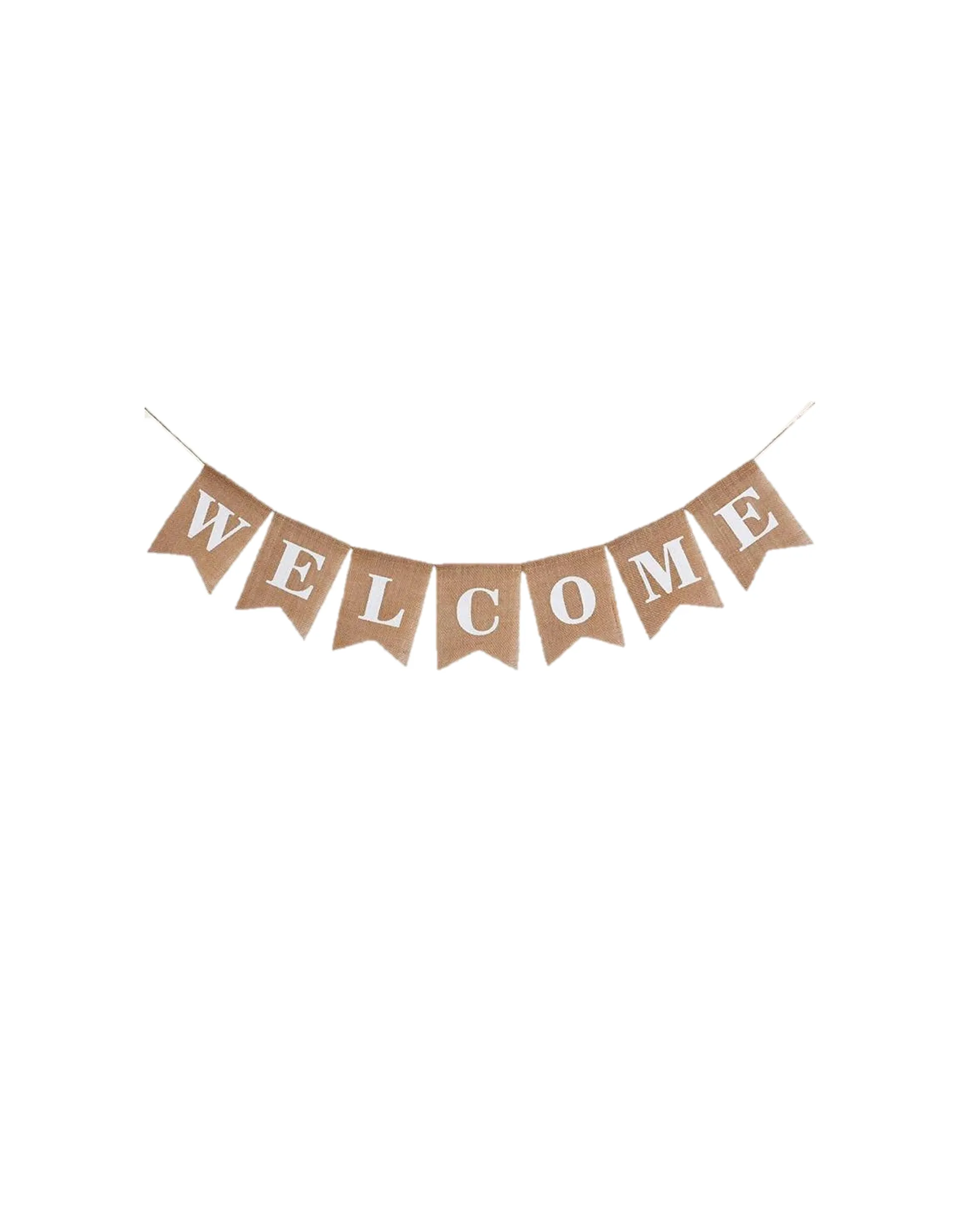 Welcome Hessian Bunting