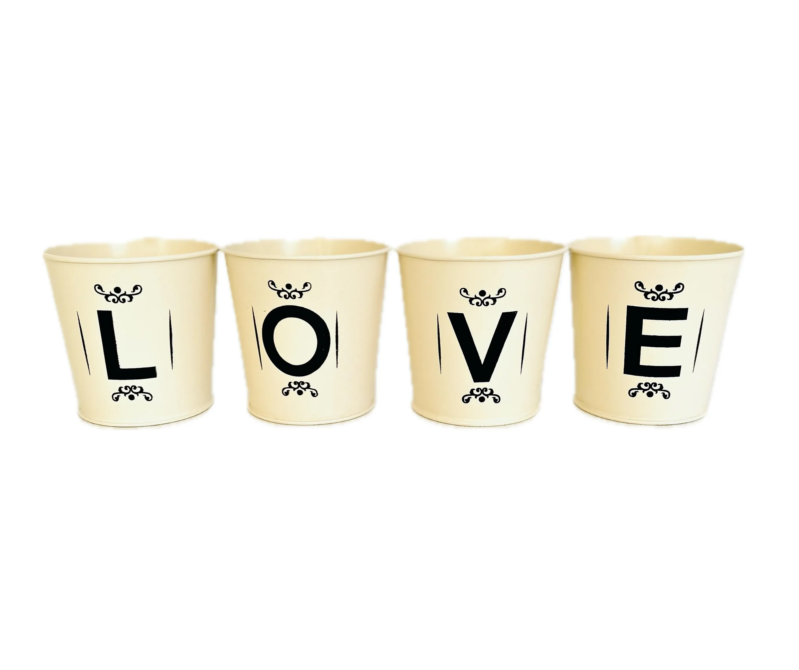 LOVE Mini Metal Pot Set