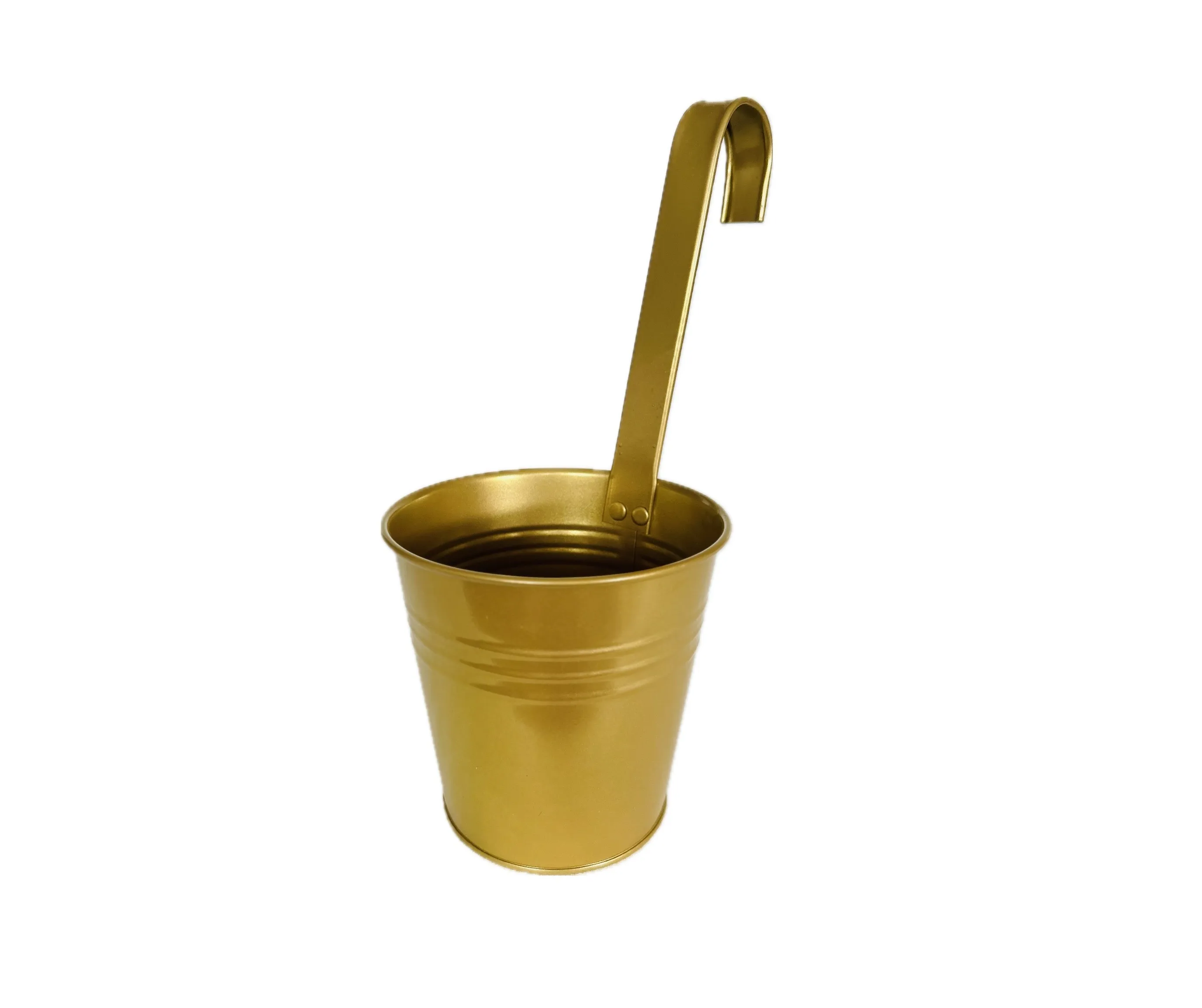 Hanging Pot Golden Metal