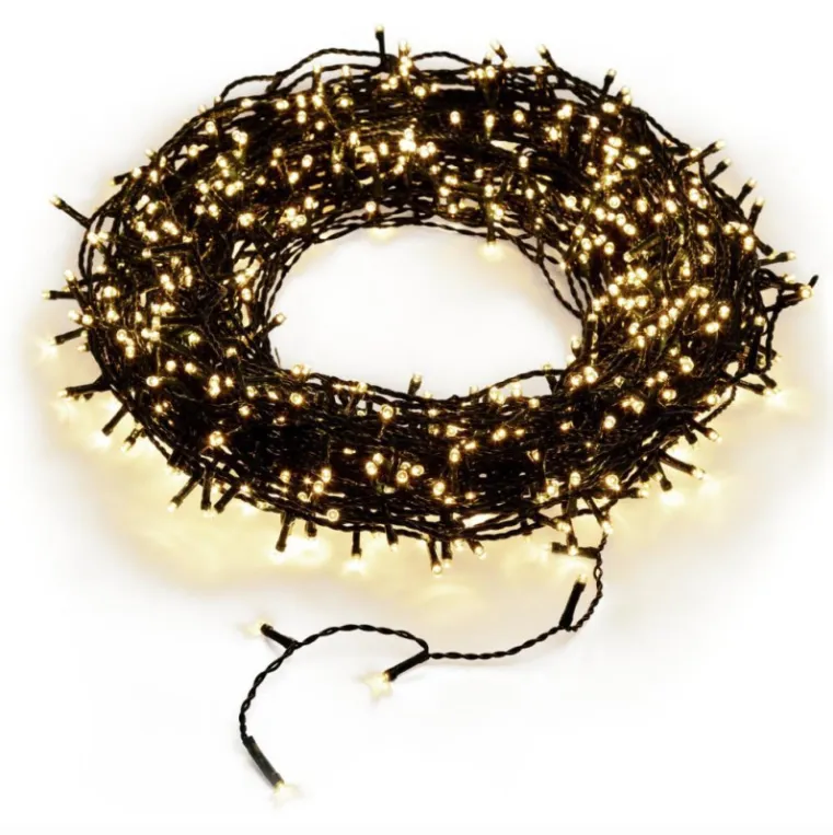 100M String Light (Mains) Warm White, 1500LED, Indoor/Outdoor