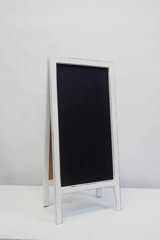 Doubled Sided Chalkboard - White
