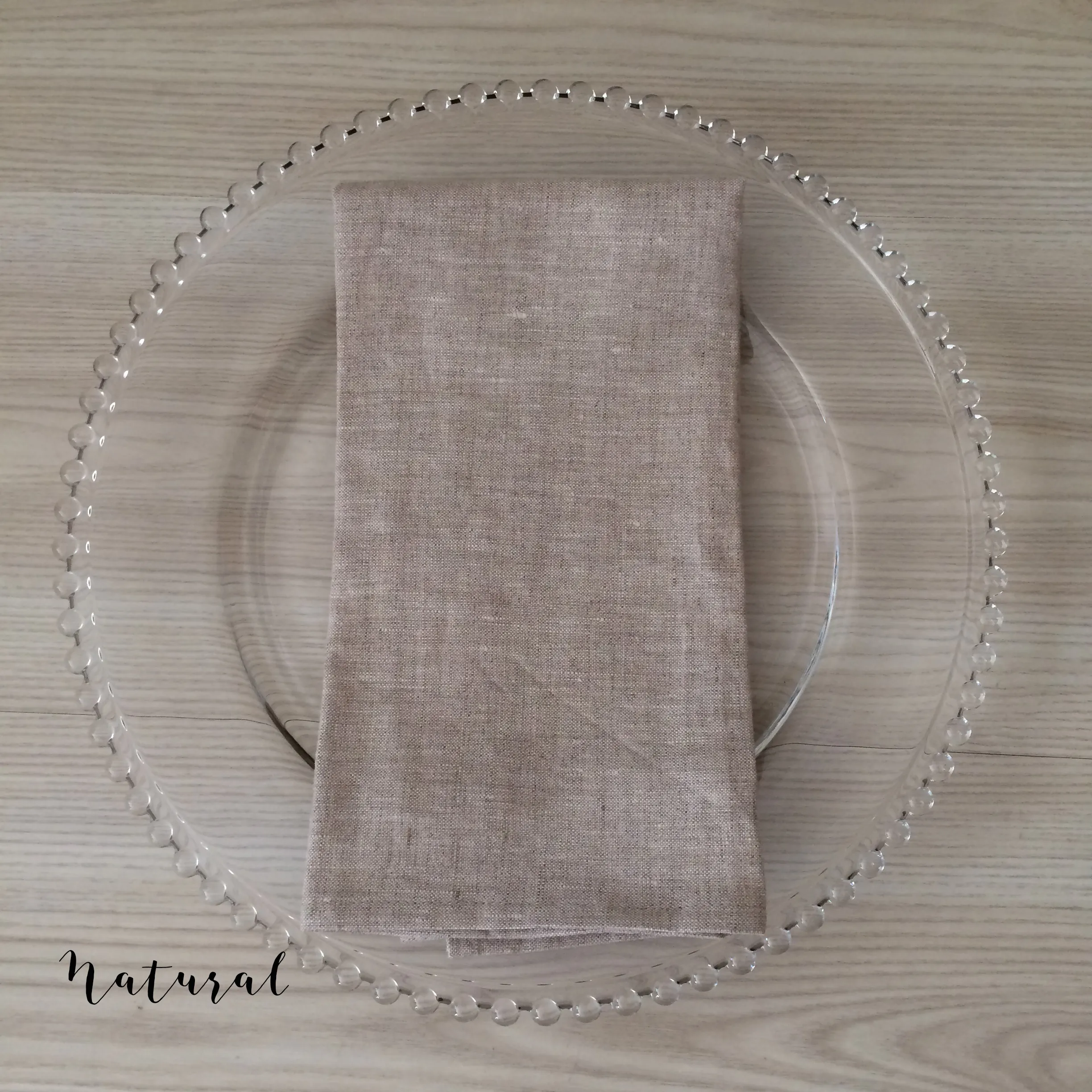 Stonewash Linen Napkin - Natural