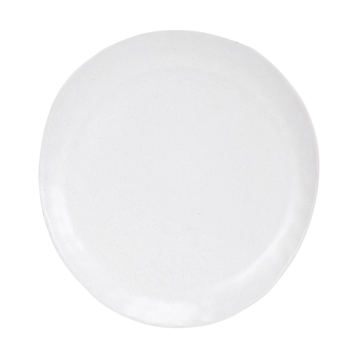 Organic Dinner Plate - White