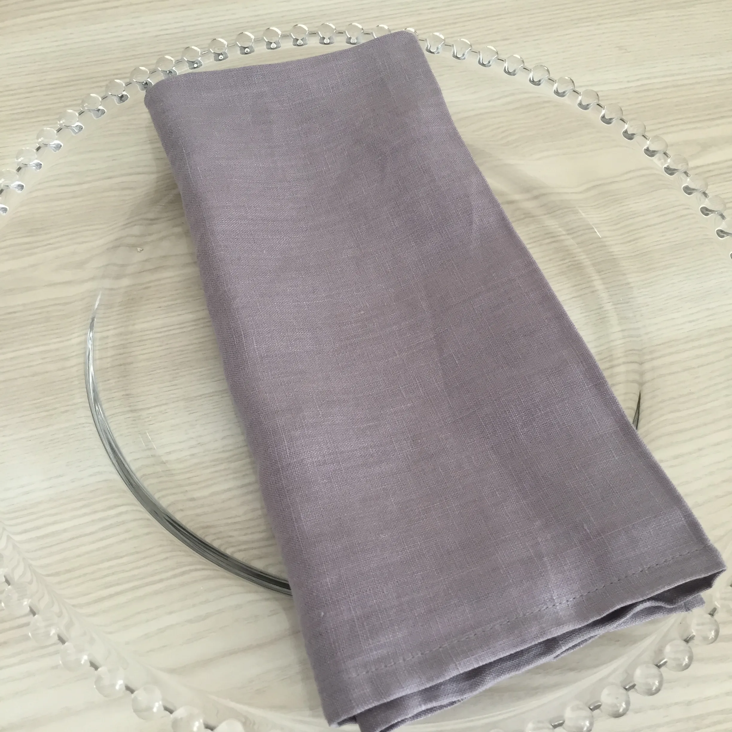 Stonewash Linen Napkin - Grey