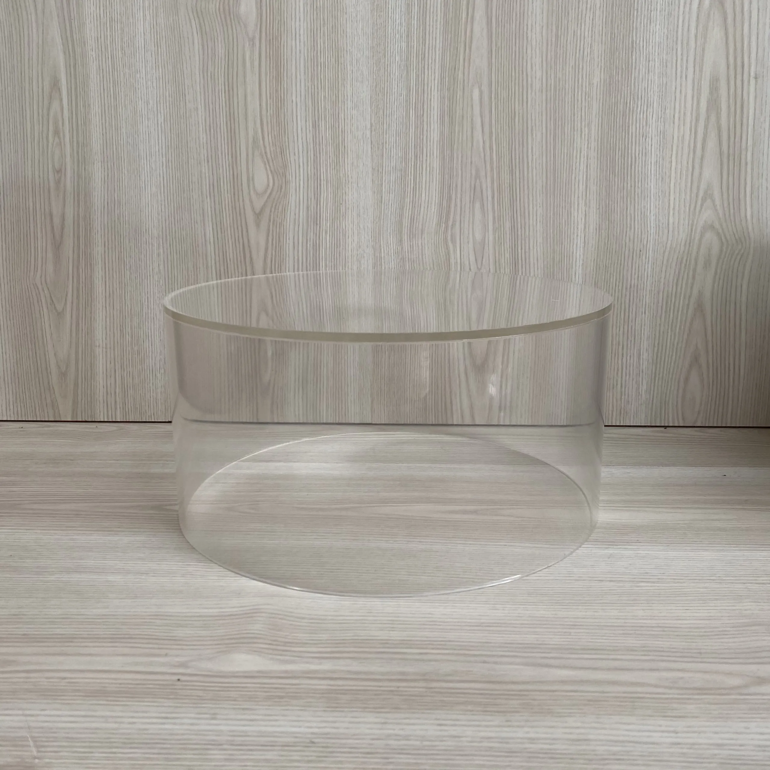Acrylic Round Table Riser - Clear