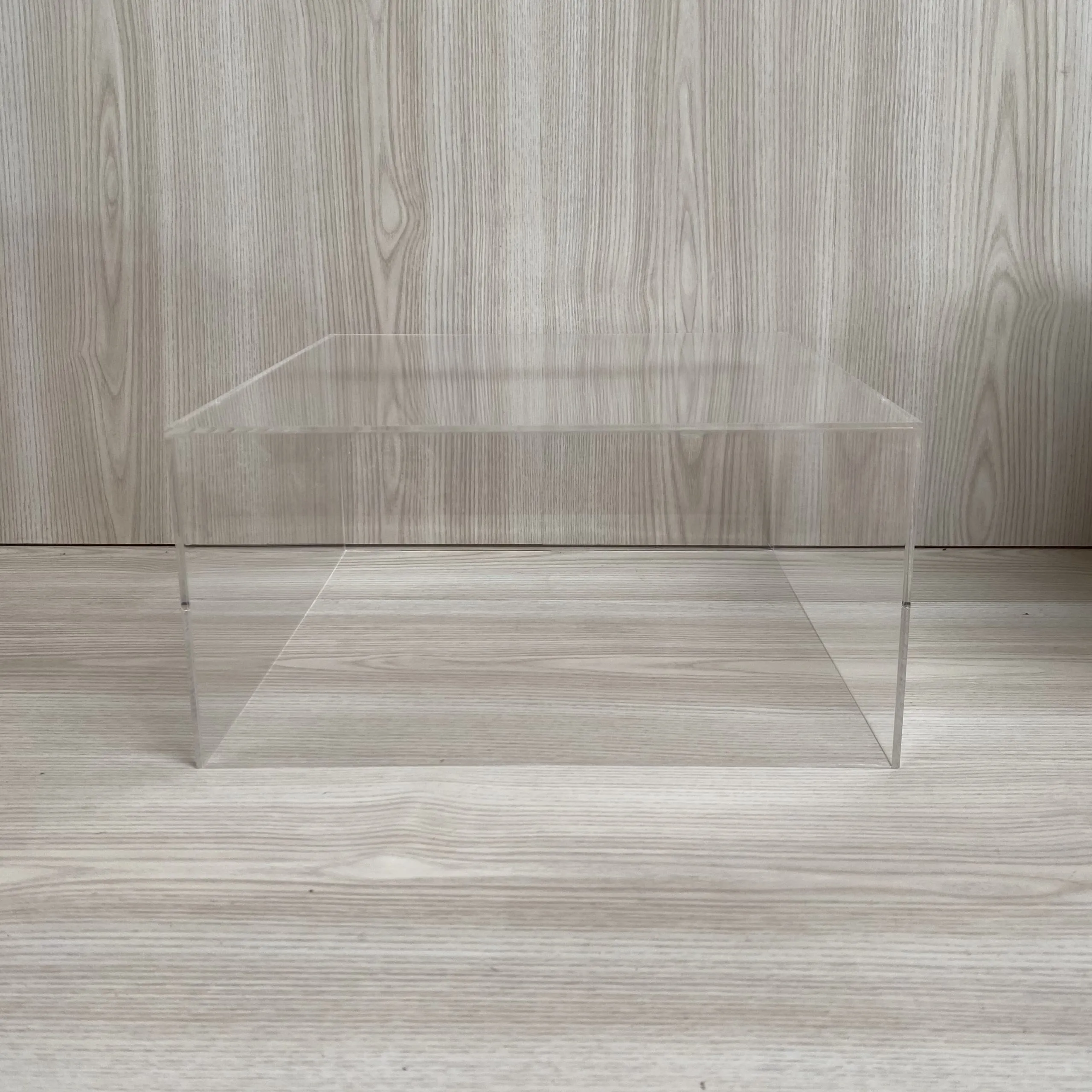 Acrylic Square Table Riser - Clear