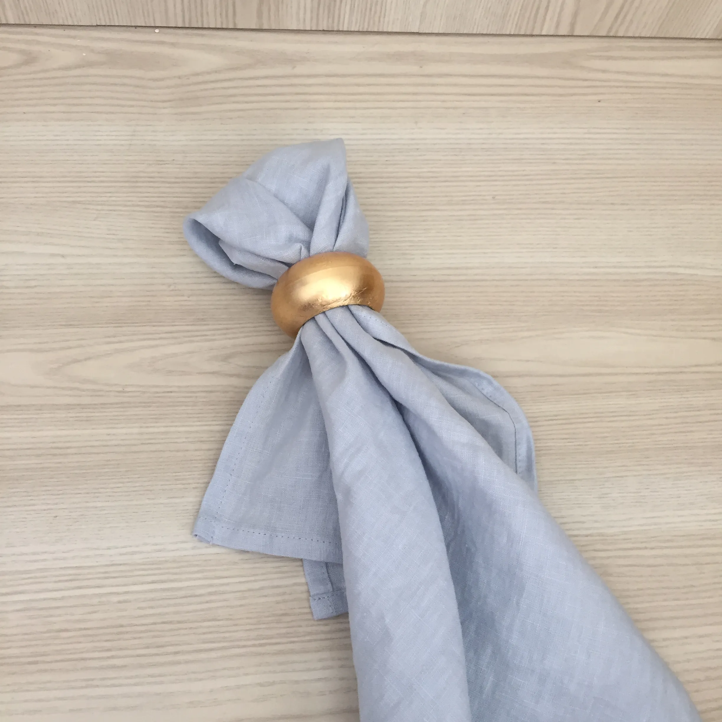 Stonewash Linen Napkin - Pale Blue