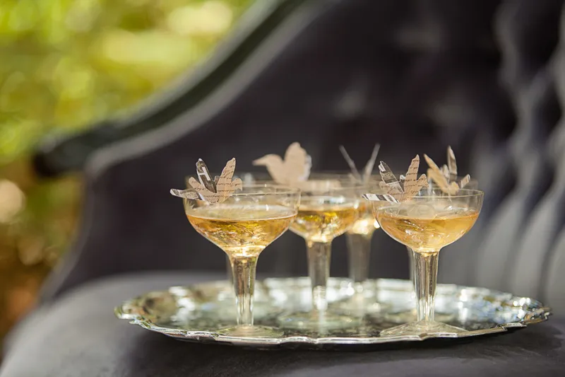 Vintage Hollow Stem Champagne Saucer