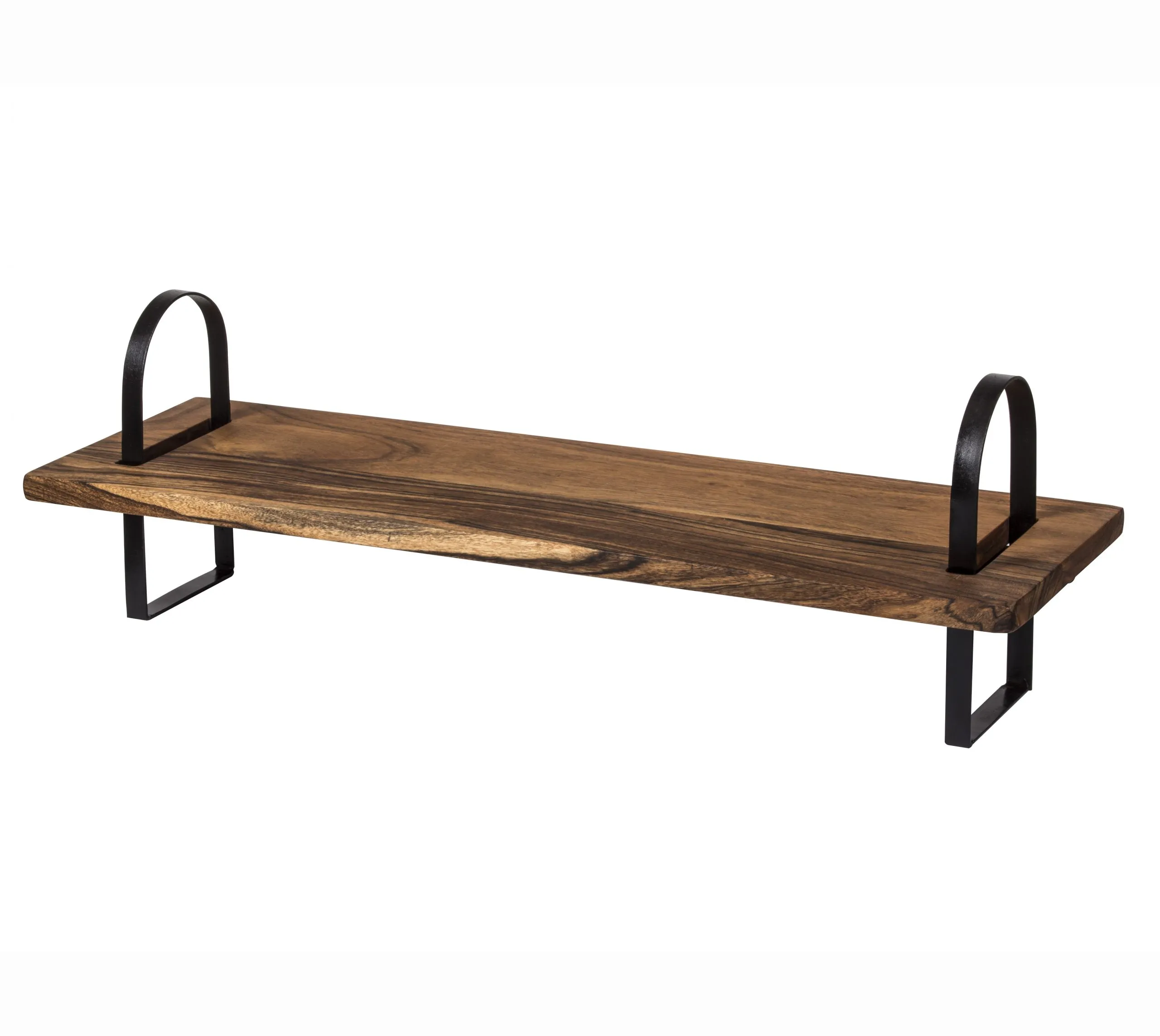 Collapsible Rectangular Riser Board with Iron Legs 80cm