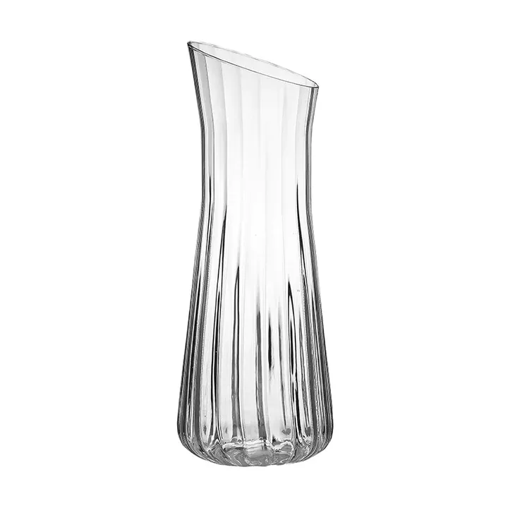 Ribbed Carafe - Clear