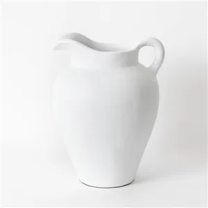 Iris Jug Urn White