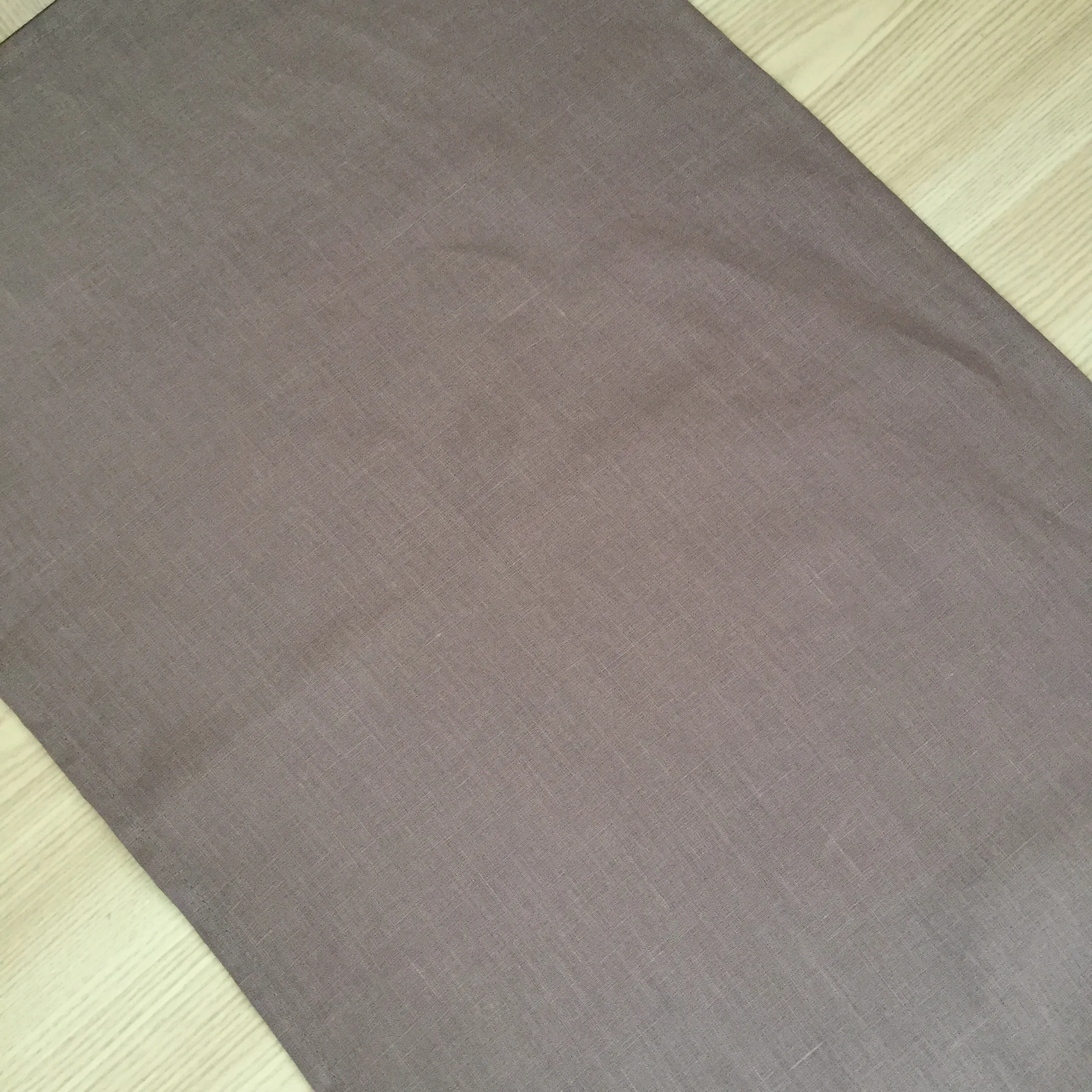 Stonewash Linen Table Runner - Grey