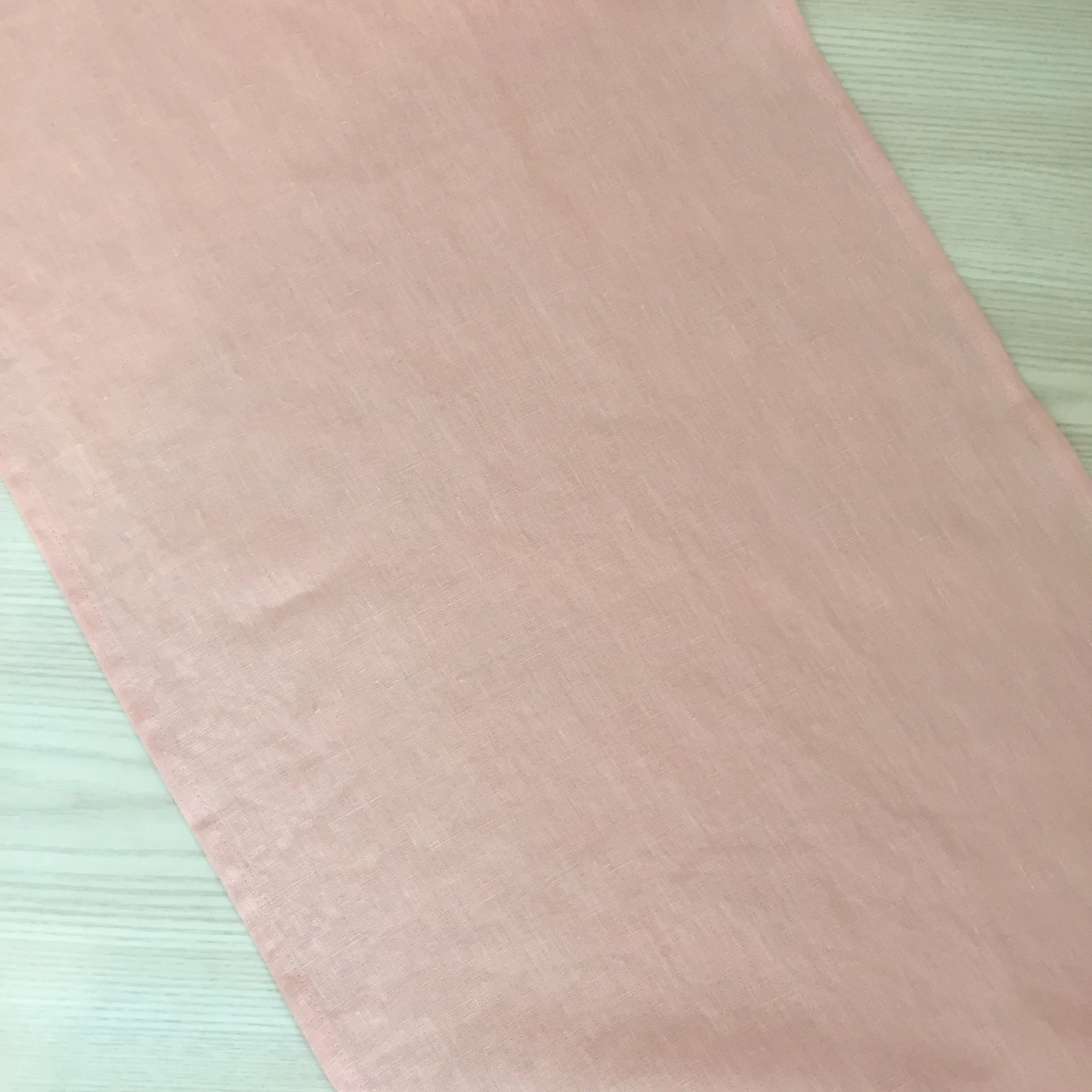 Stonewash Linen Table Runner - Pink