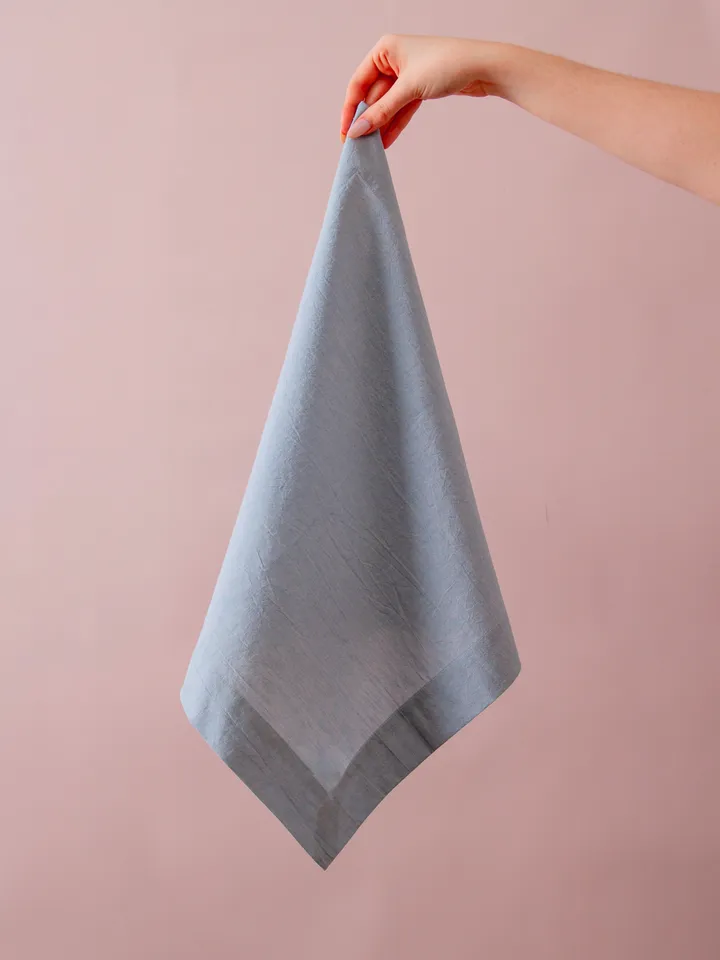 Organic Cotton Napkin - Breeze Blue