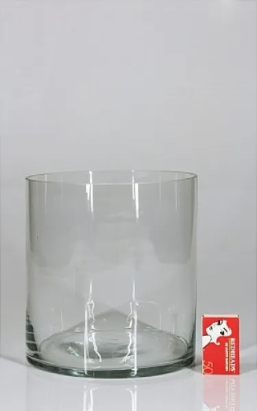 Cylinder Vase 18x18cmH - Clear 