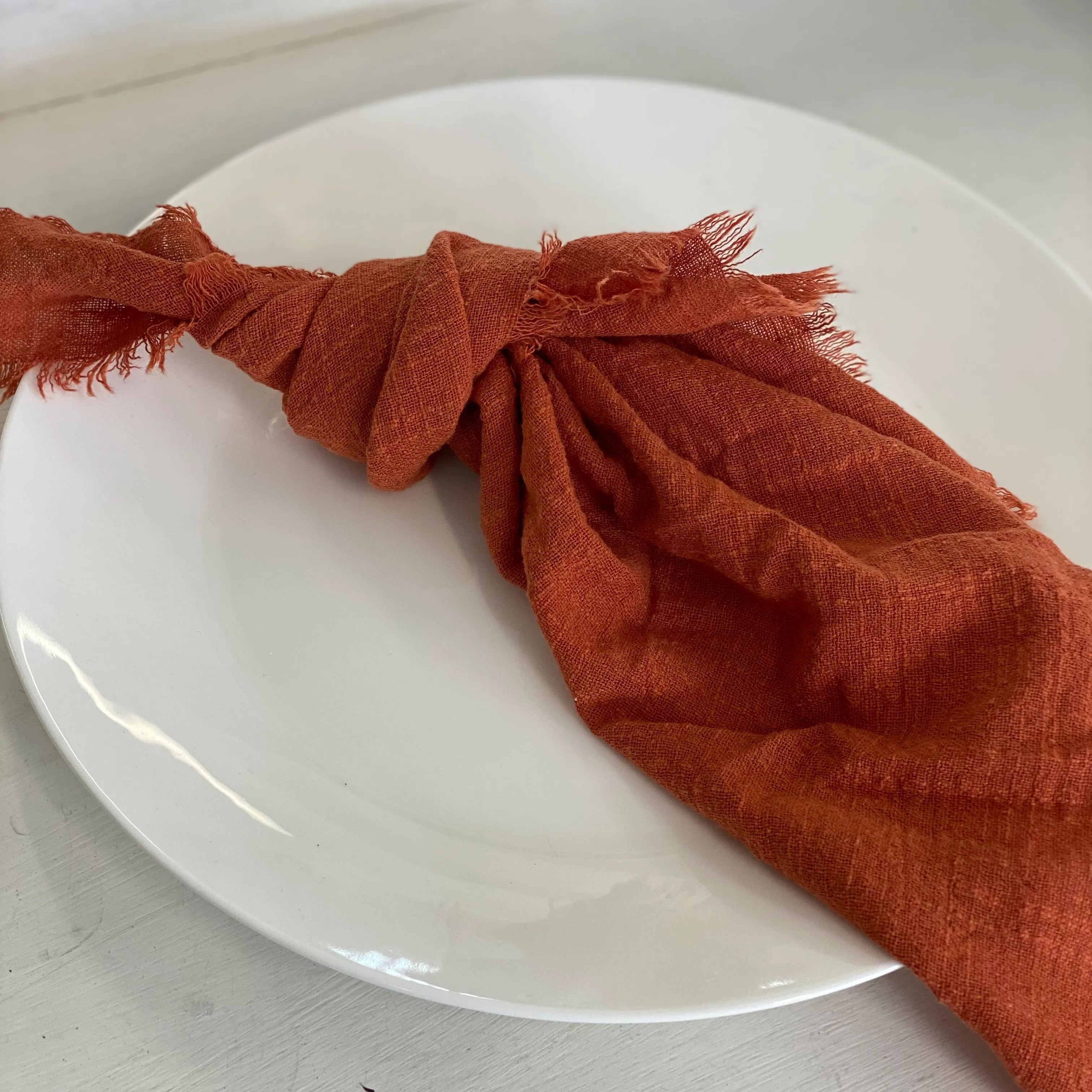 Gauze Napkin - Rust