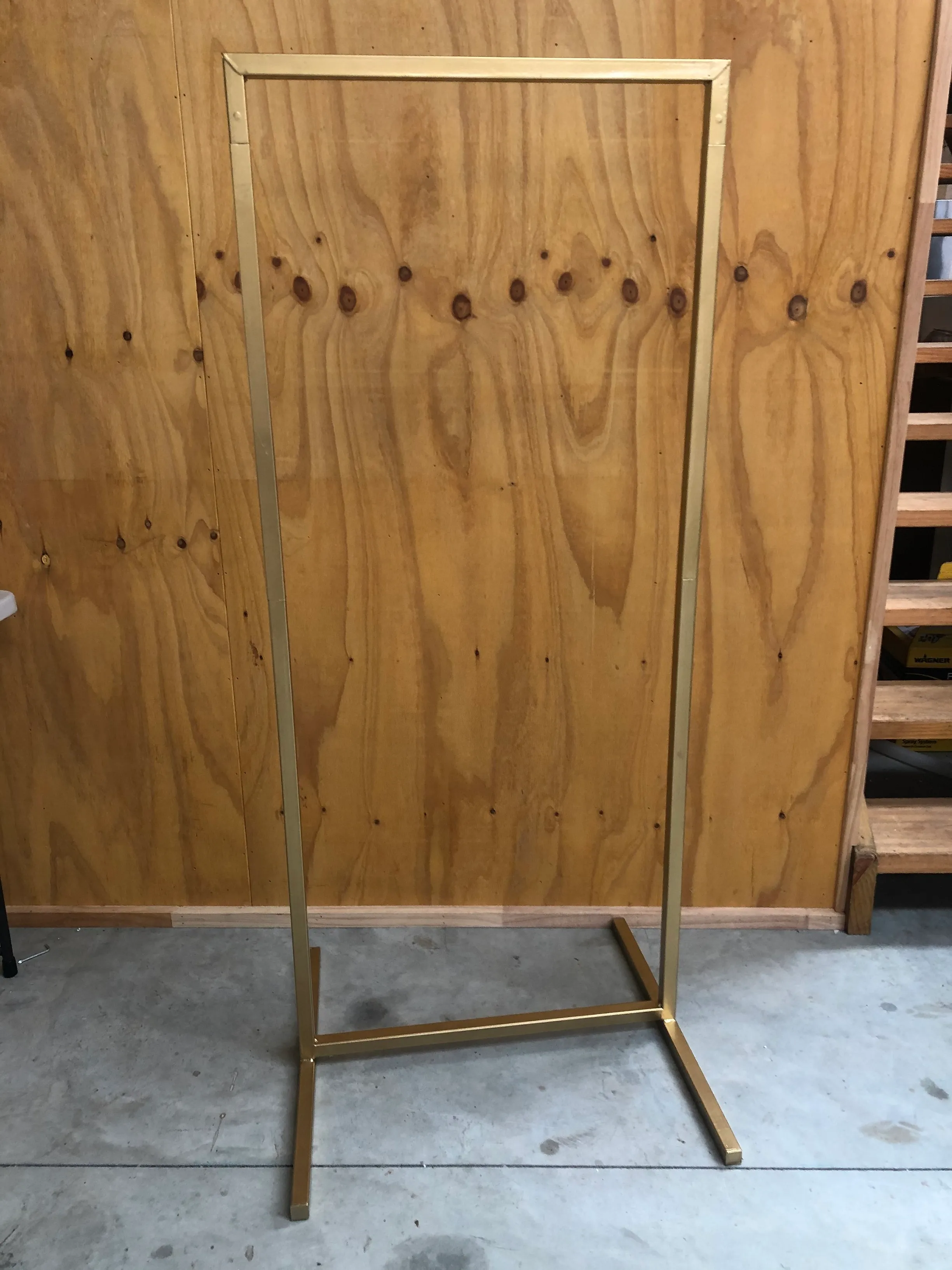 Gold Signage Stand - Large