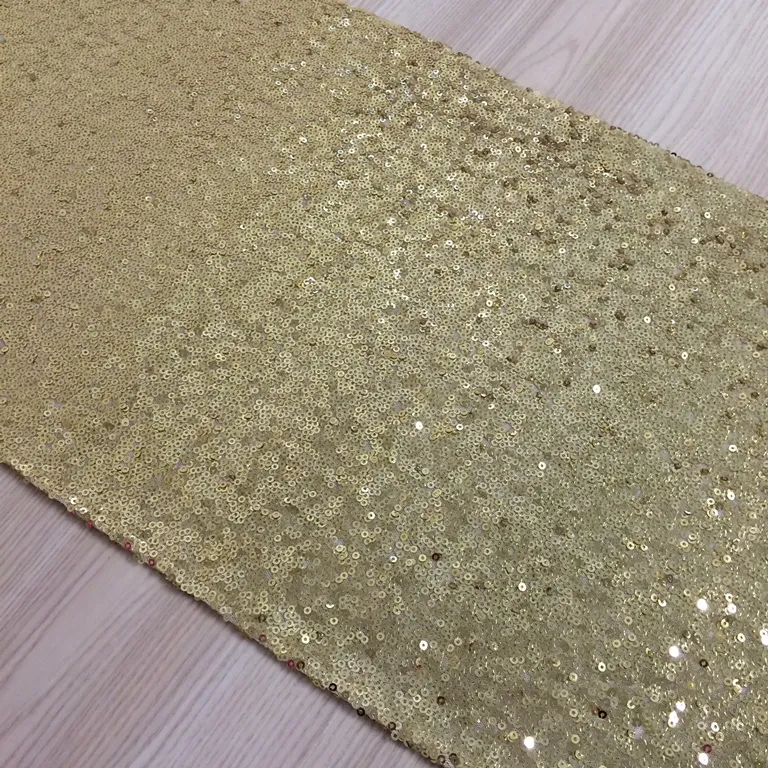 Sequin Table Runner - Gold