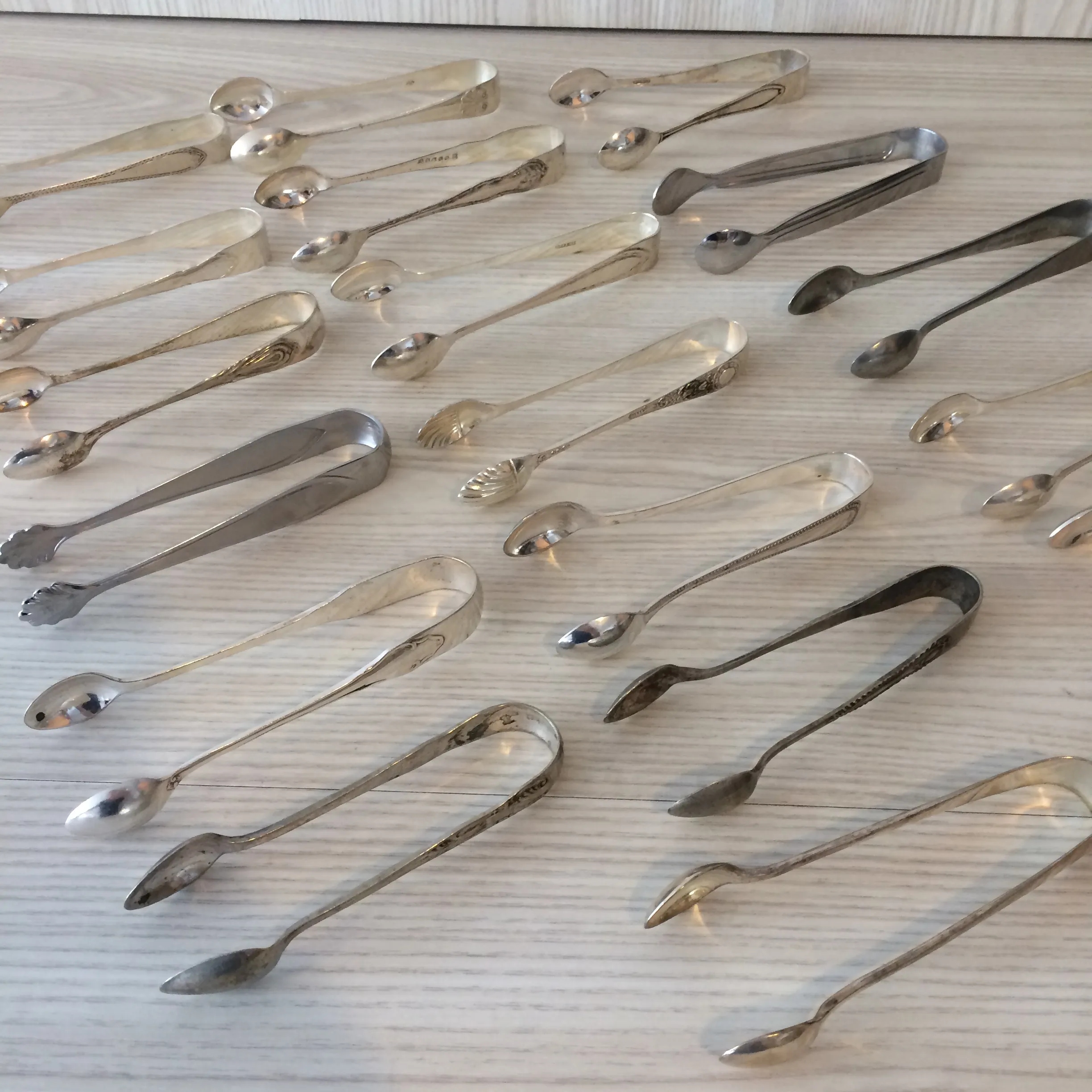 Vintage Sugar Tongs - Silver