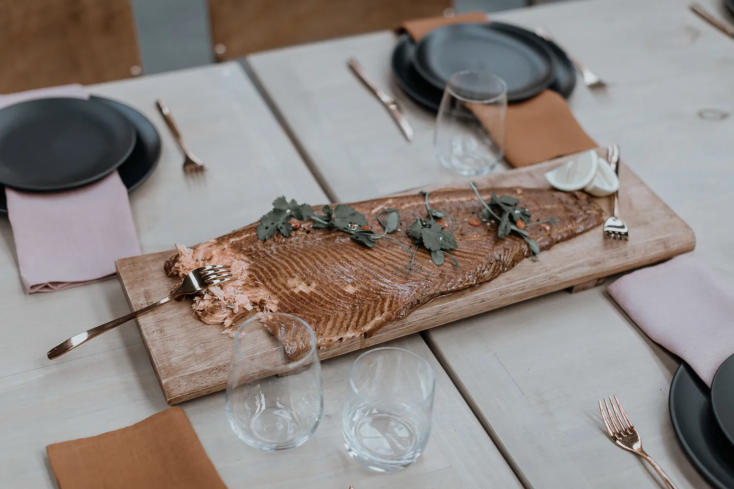 Long Wooden Cheeseboard