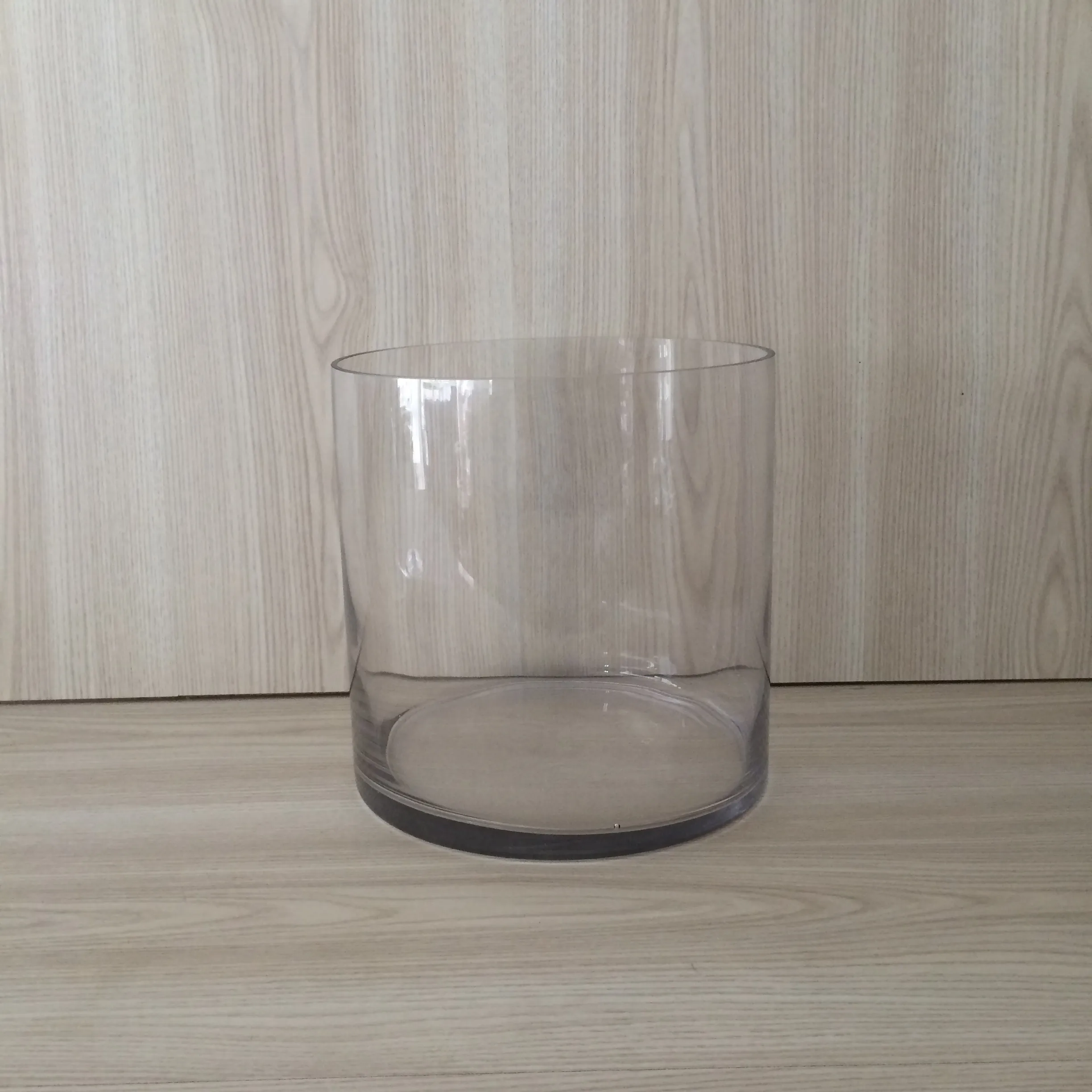 Cylinder Vase 20x20cmH - Clear 