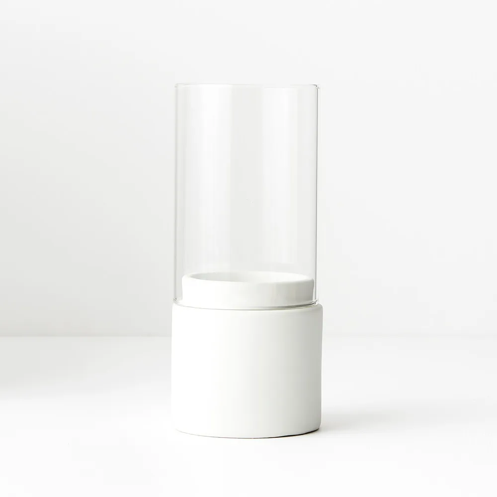 Lindic Candle Holder - White 