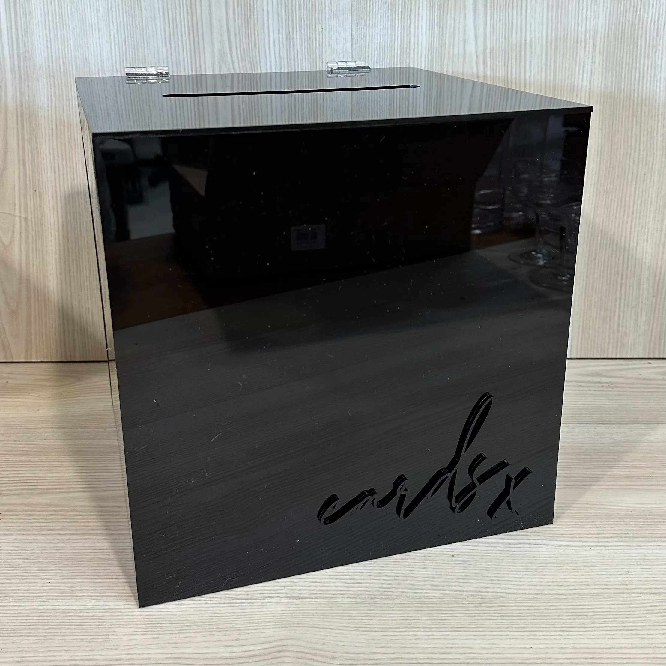 Black Acrylic Wishing Well - Cards