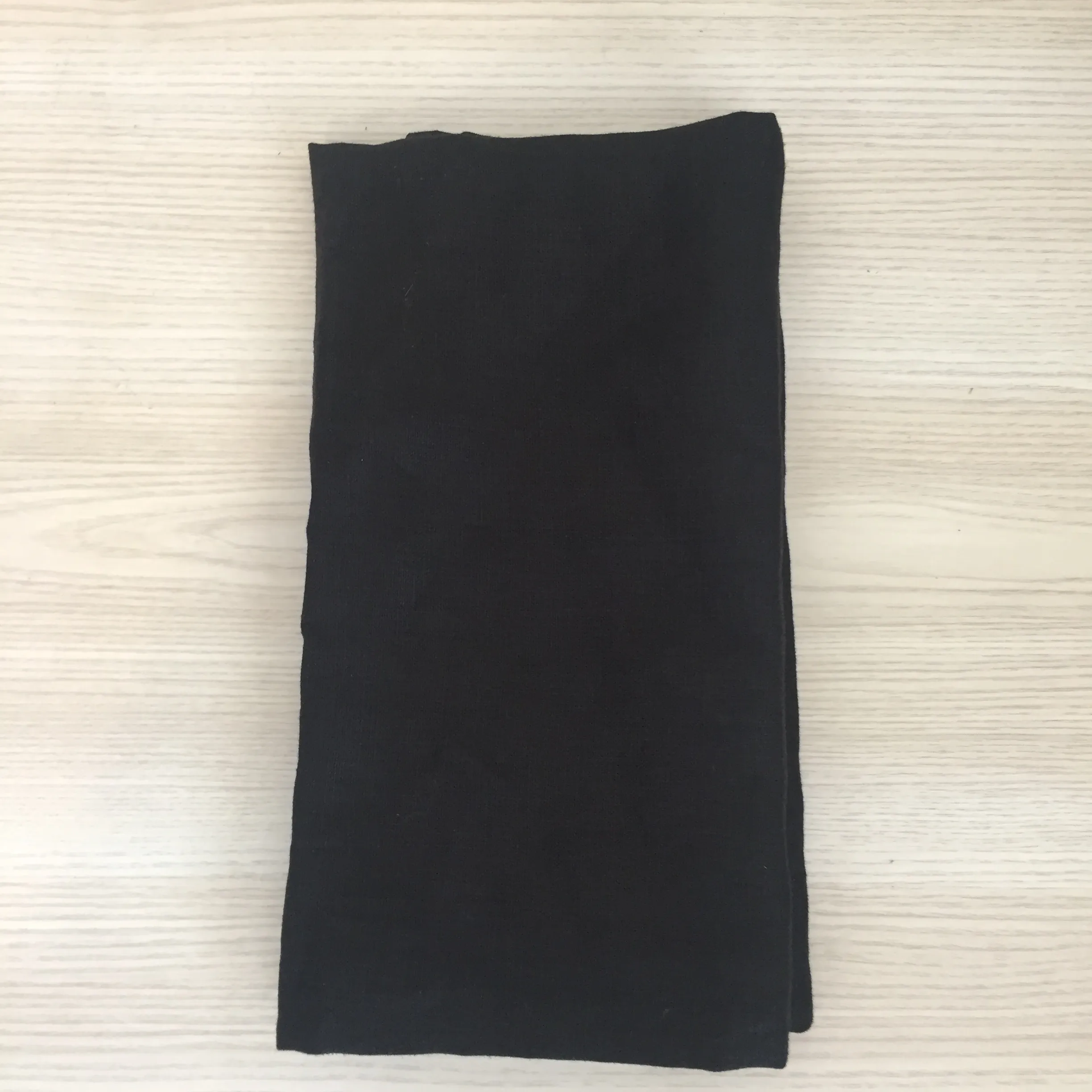 Stonewash Linen Napkin - Black