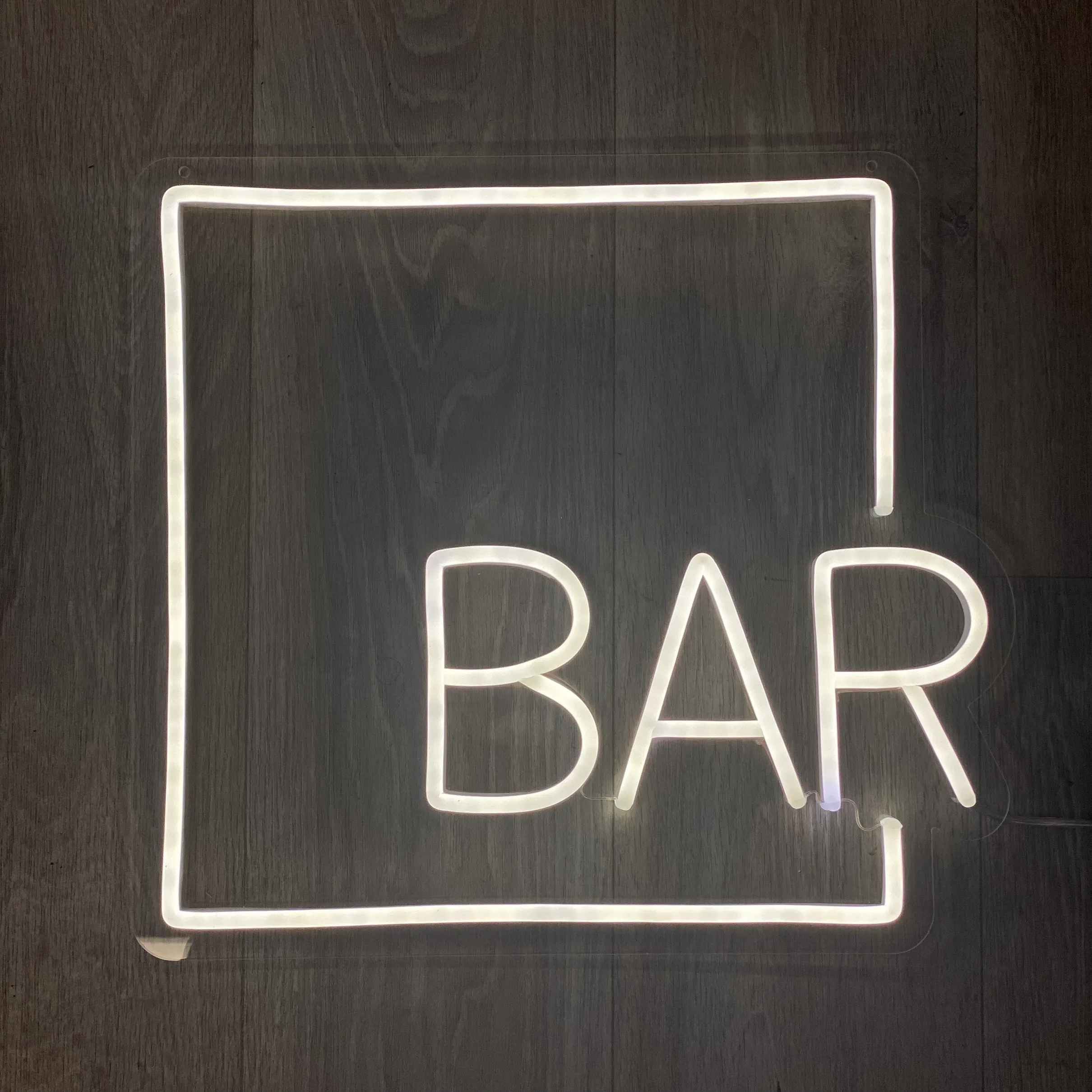 Bar Neon Sign - Cool White