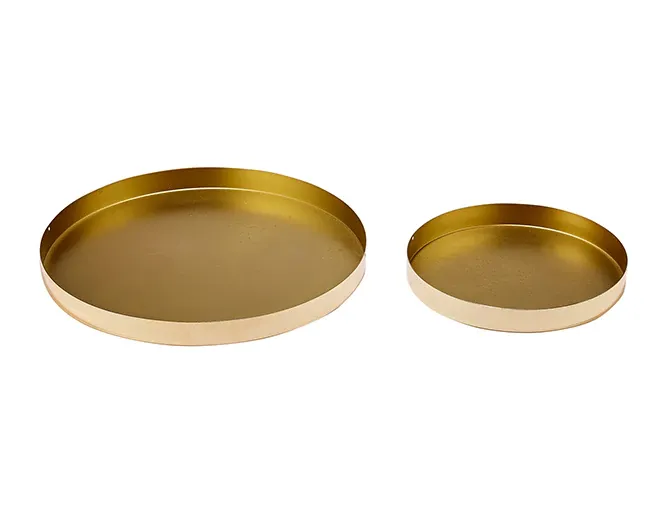 Aurora Serving Trays Gold - two sizes
