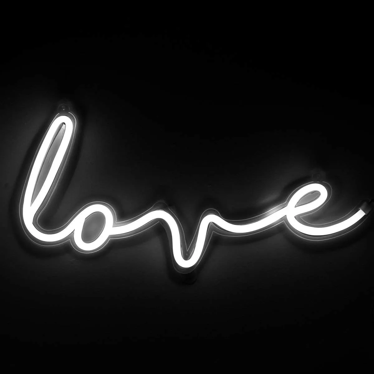 Love LED Neon Sign - White