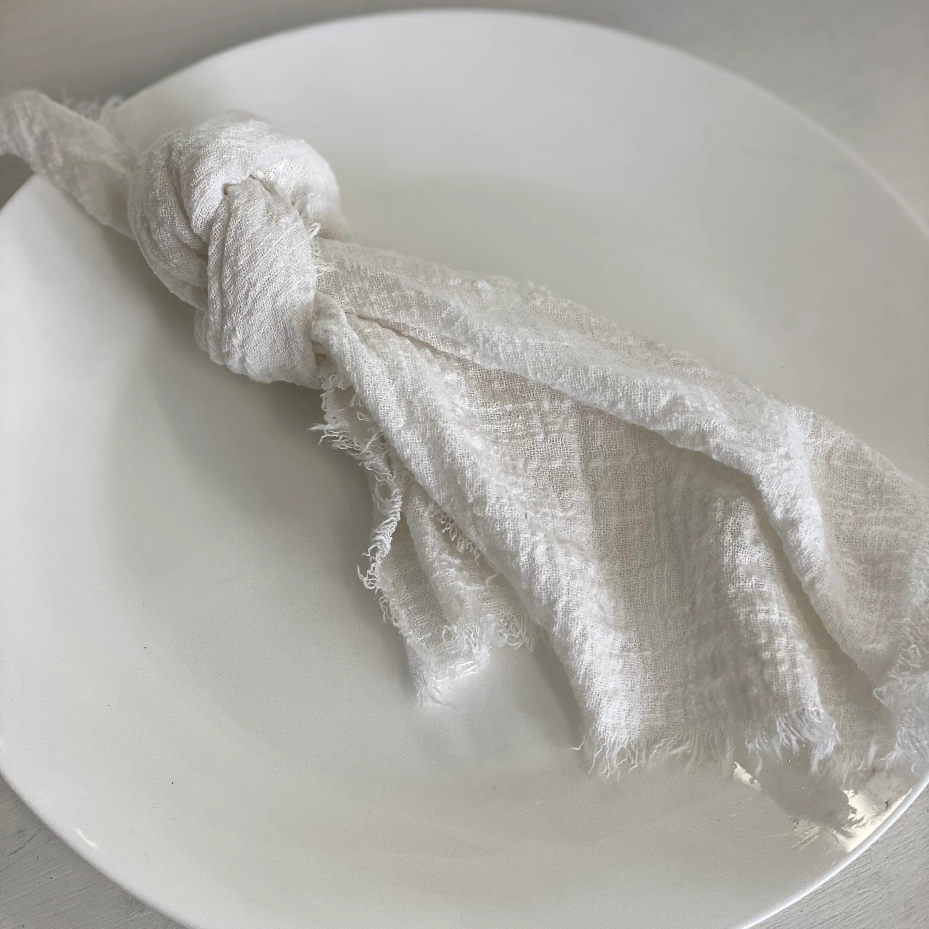 Gauze Napkin - White