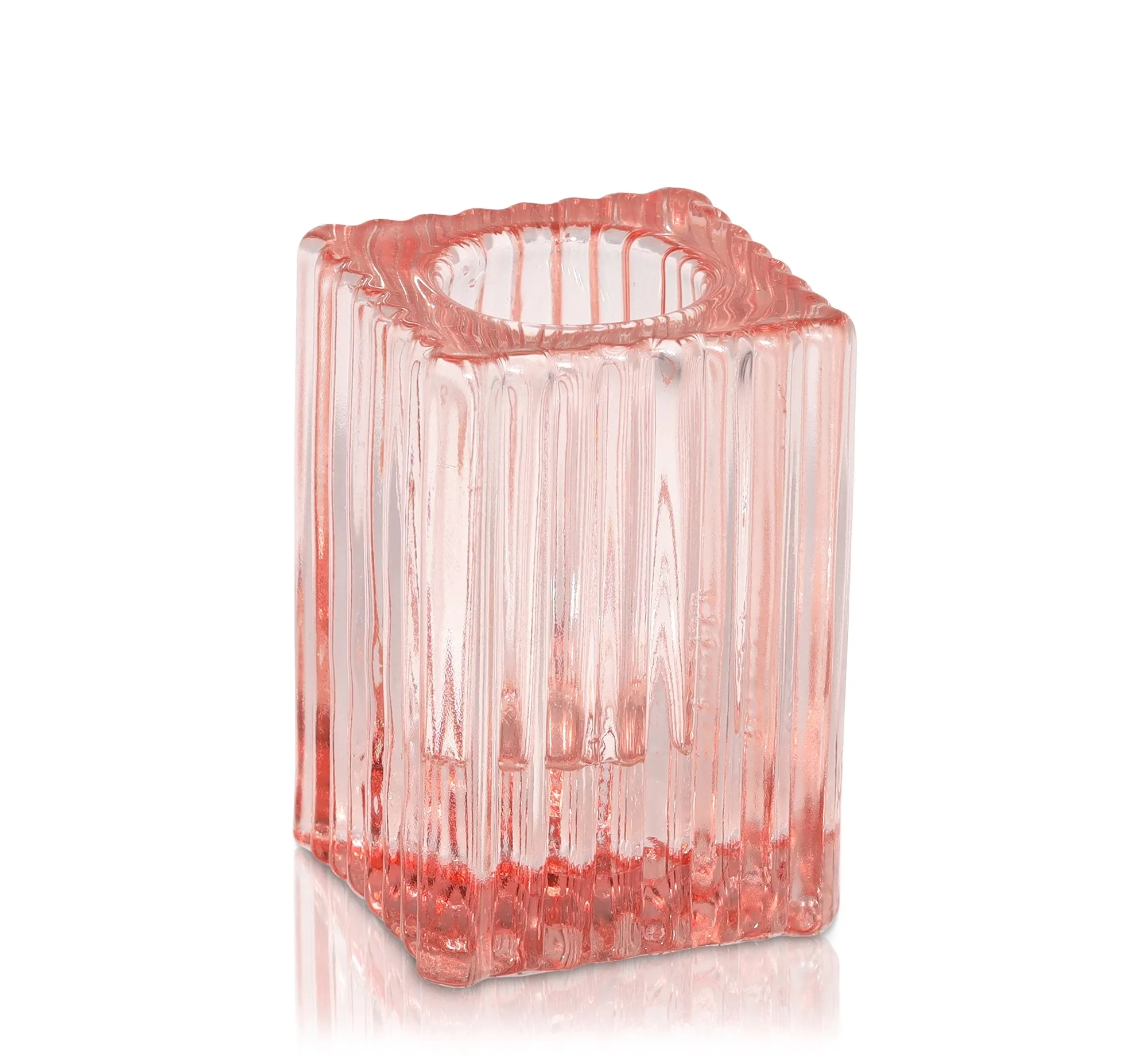 Enzo Taper Candle Holder - Rosé
