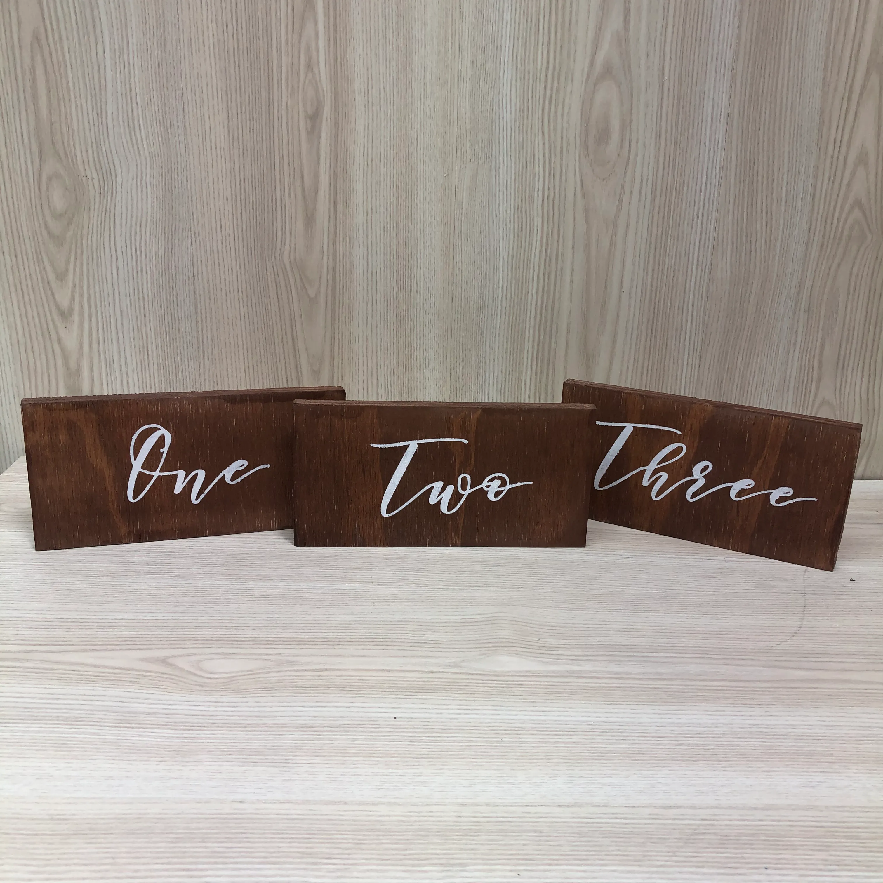 Jessie Wooden Table Numbers
