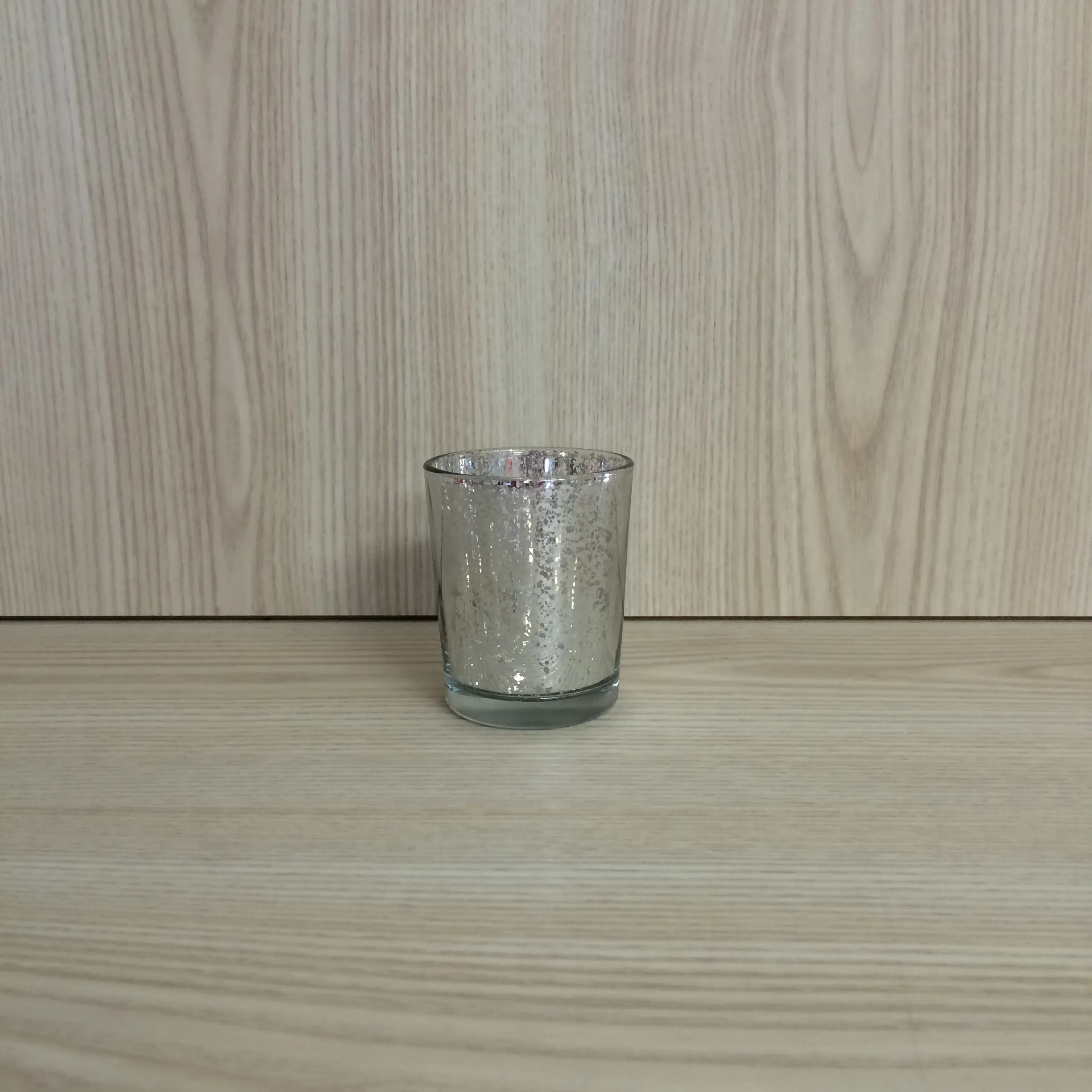 Mercury Glass Tealight Holder - Silver