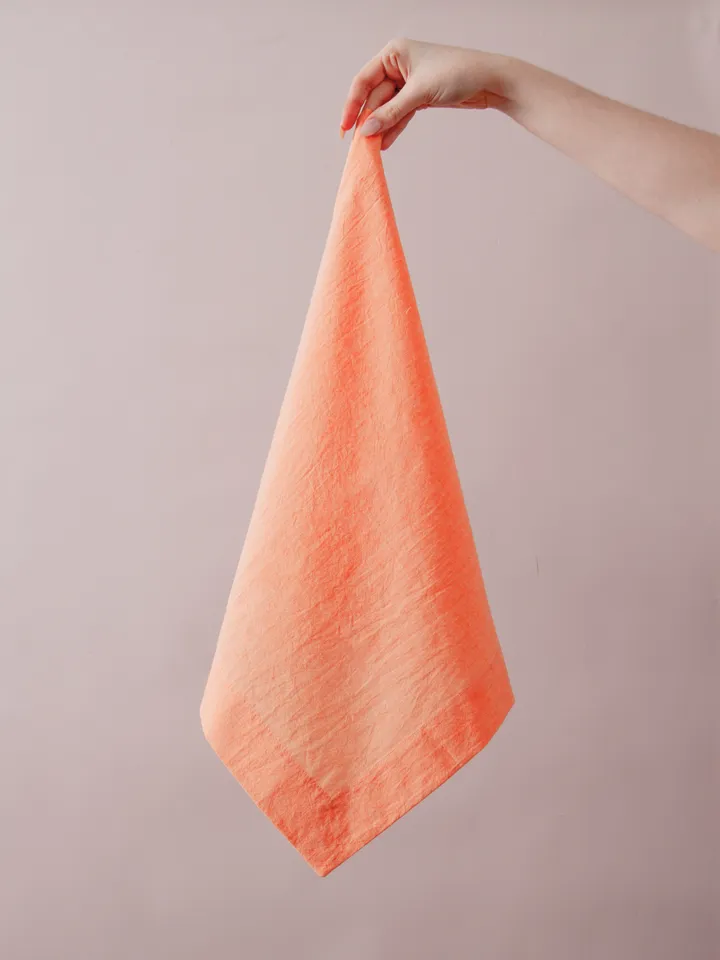 Organic Cotton Napkin - Papaya