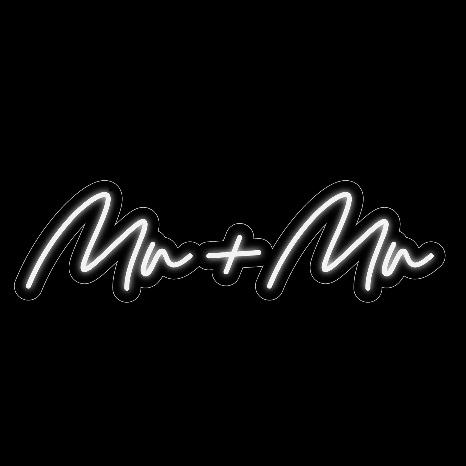 Mr + Mr Neon Sign
