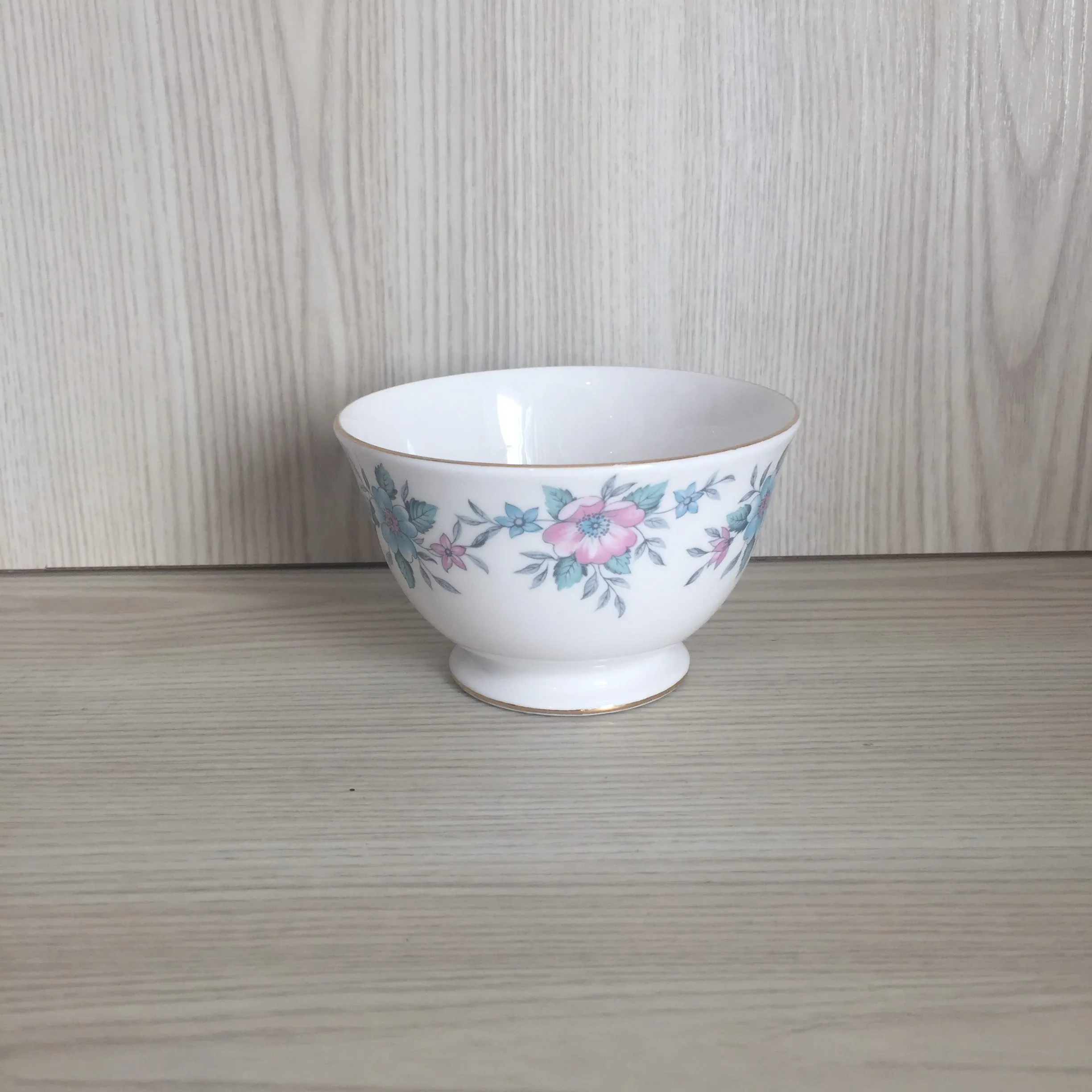 Vintage Colclough Floral Sugar Bowl