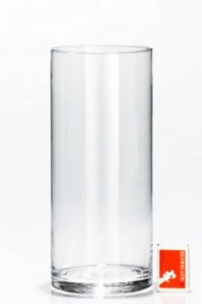 Cylinder Vase 12x28cmH - Clear 