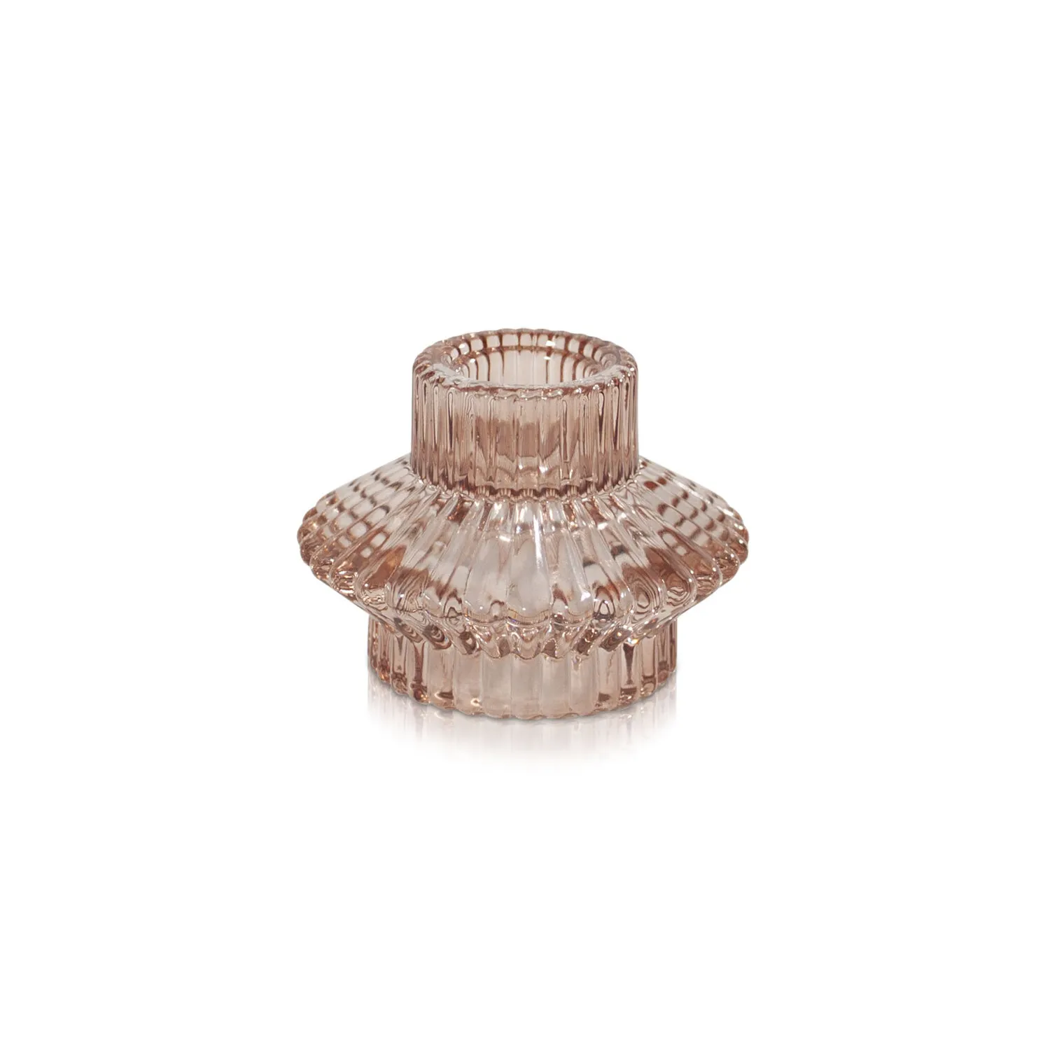 Aida Reversible Candleholder - Champagne