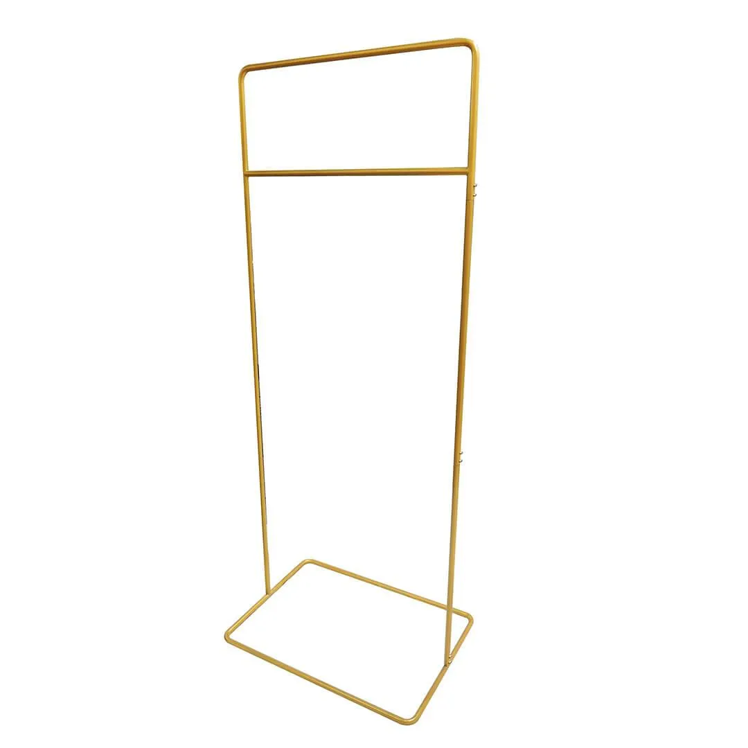 Welcome Two Piece Signage Stand - Gold