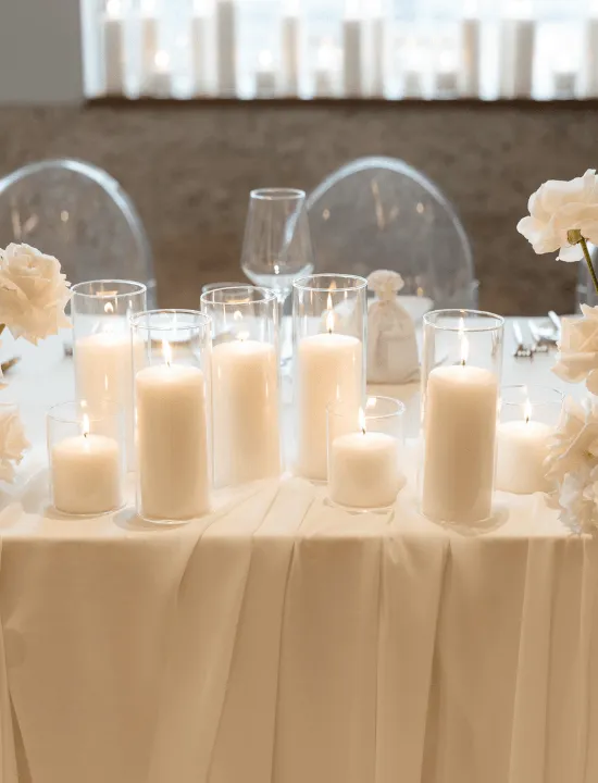 Slim Event Pillar Candles