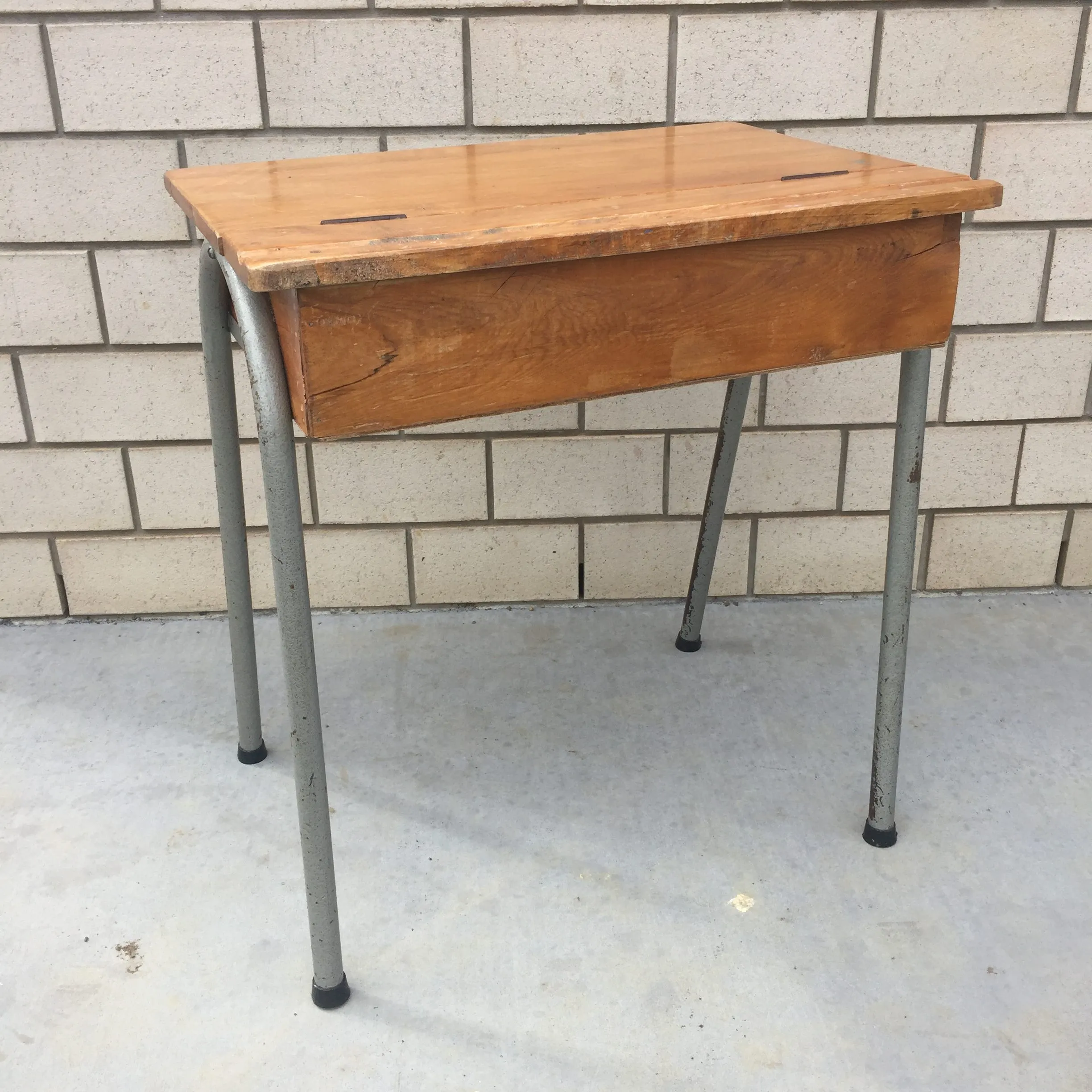 Wooden School Desk