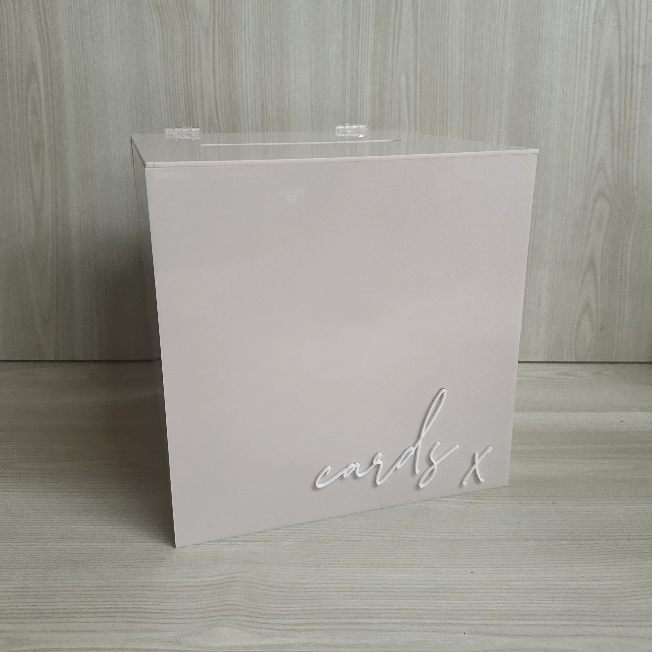 Beige Acrylic Wishing Well - Cards