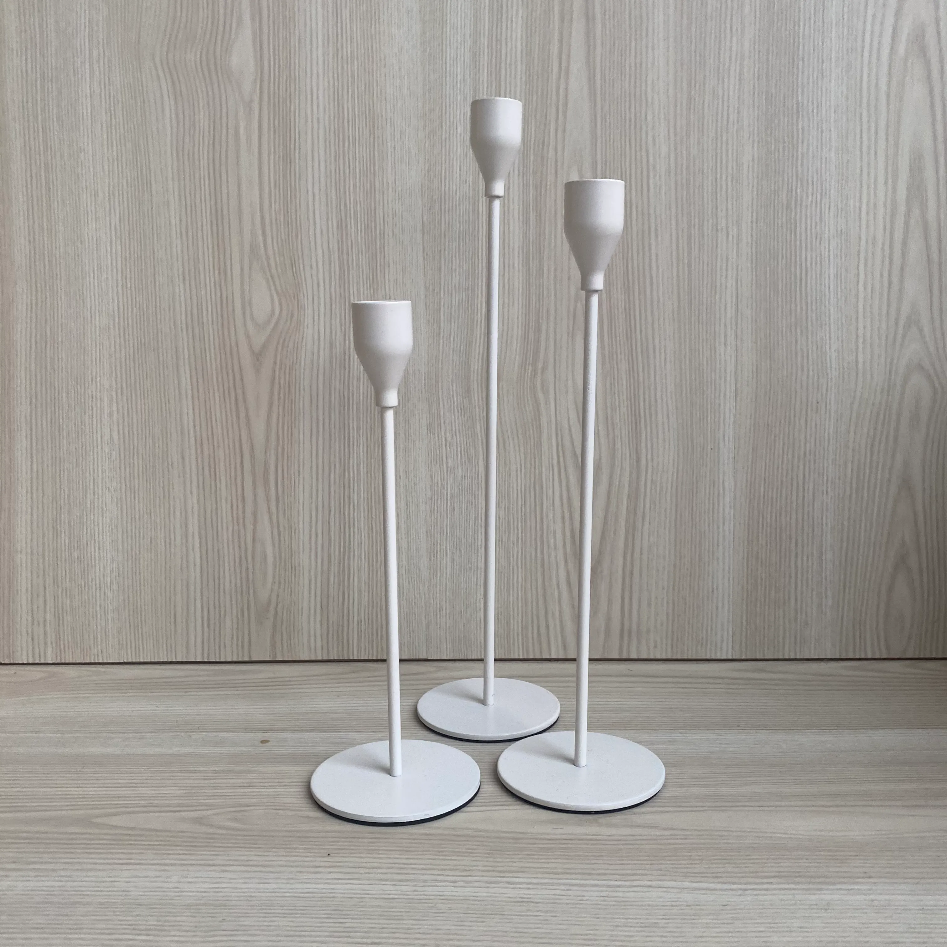 Elevate Candlestick - White