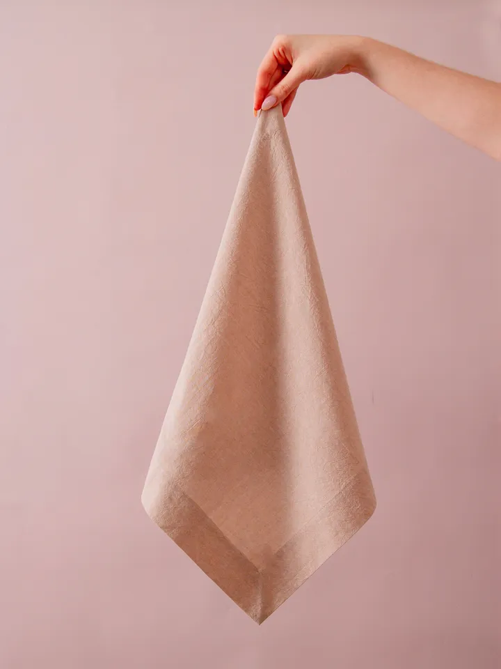 Organic Cotton Napkin - Cappuccino
