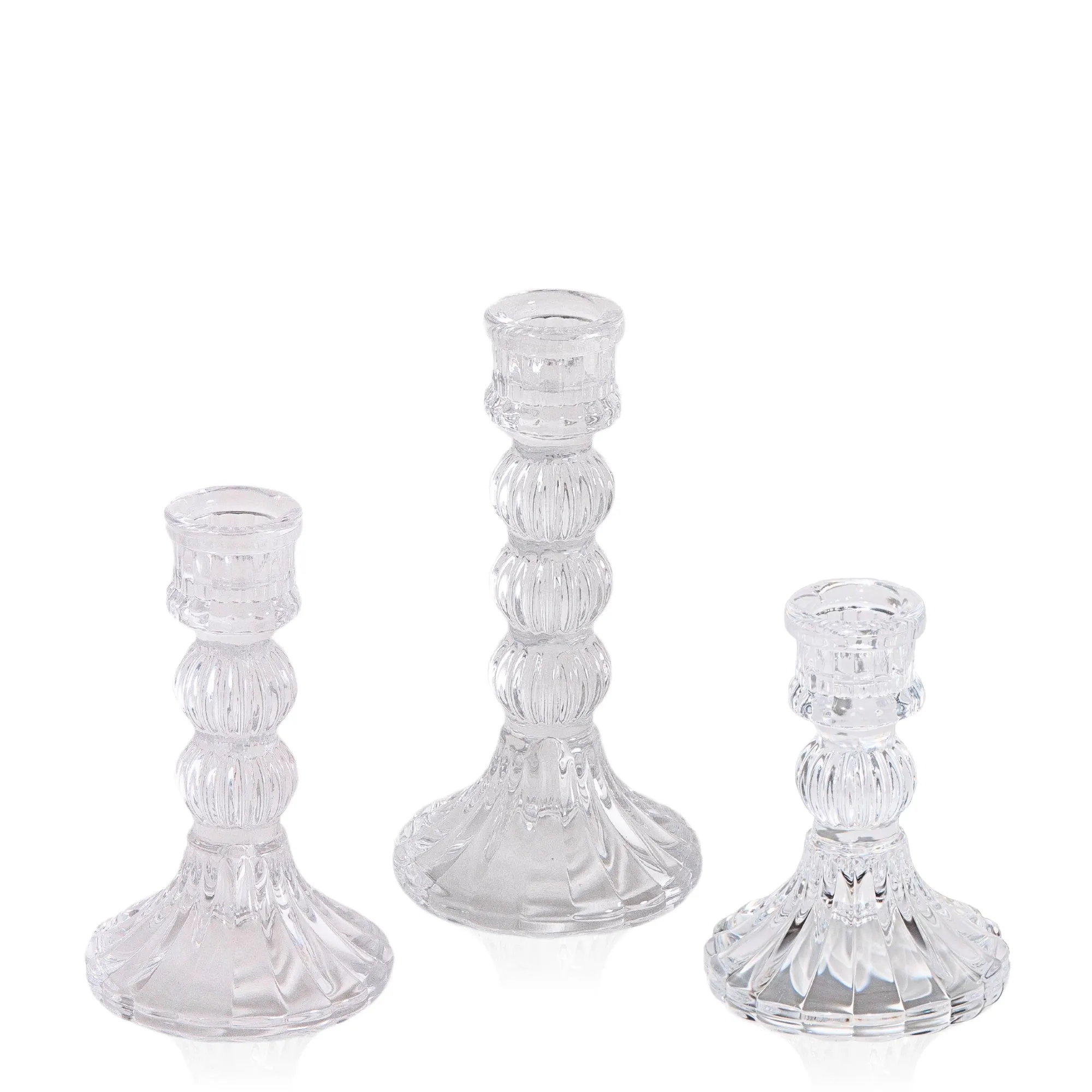 Estelle Glass Candleholder - three sizes