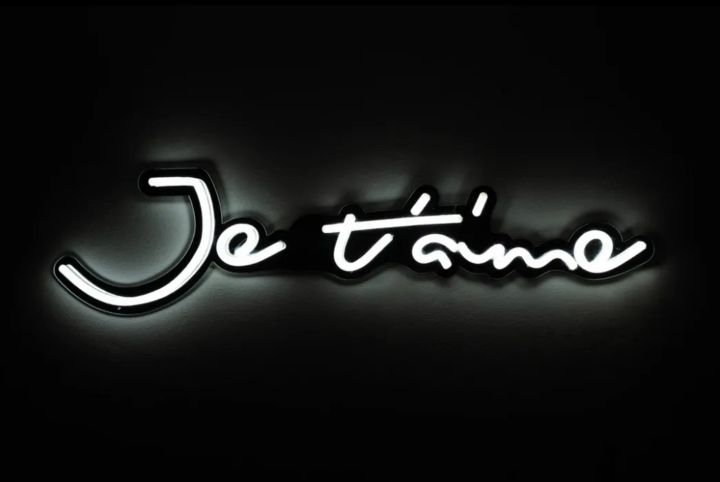 Je'taime Neon Sign