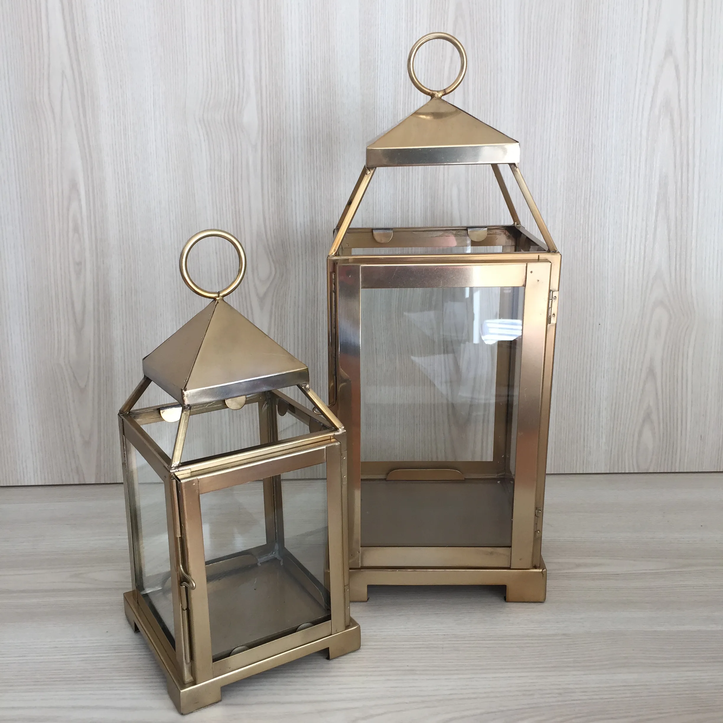 Brass Lantern Gold - three sizes