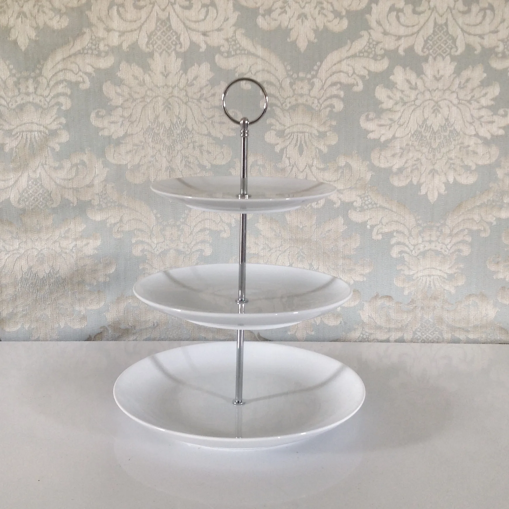 3 Tier Cake Stand White